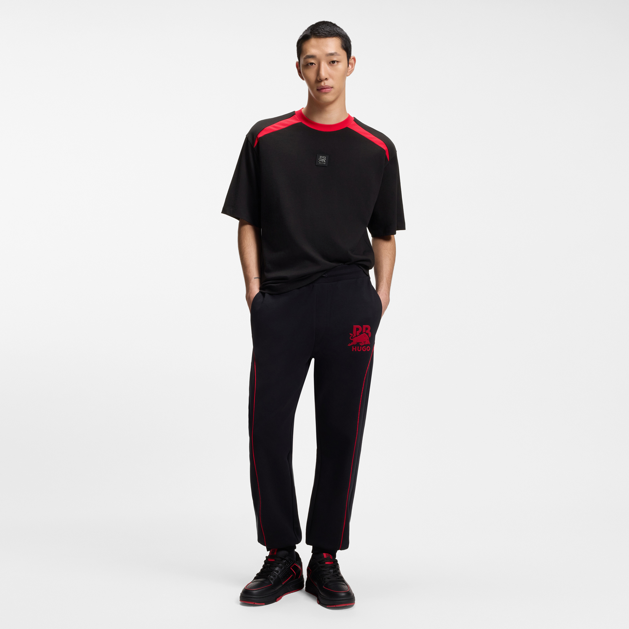 HUGO x RB 公牛图案棉质 T 恤