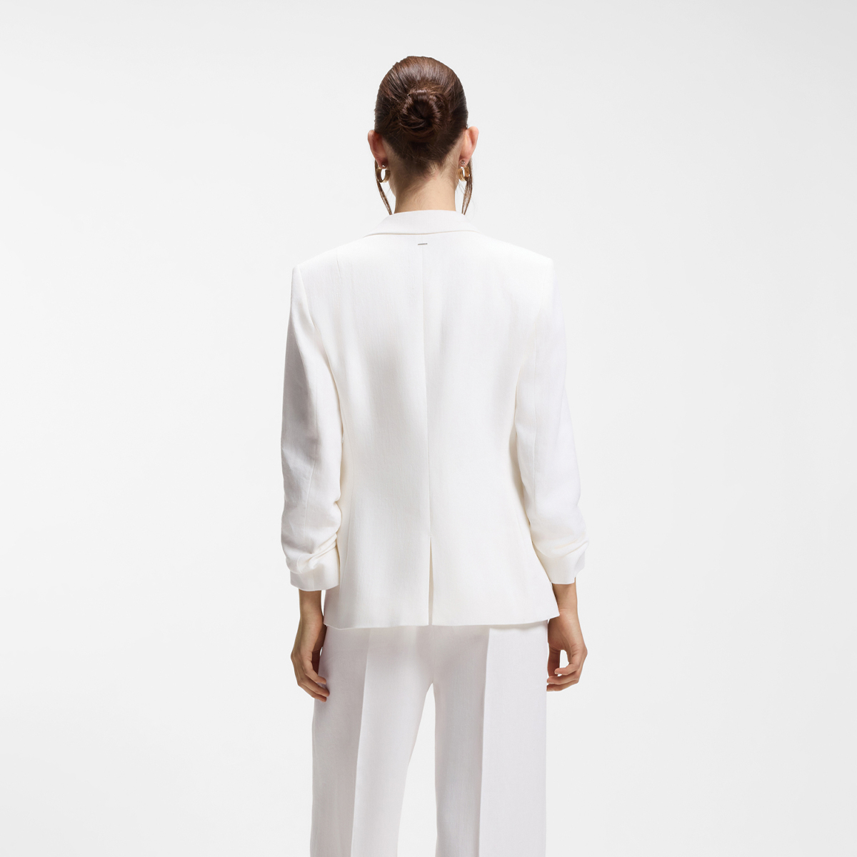 【BOSS博斯】亚麻混纺修身版型外套