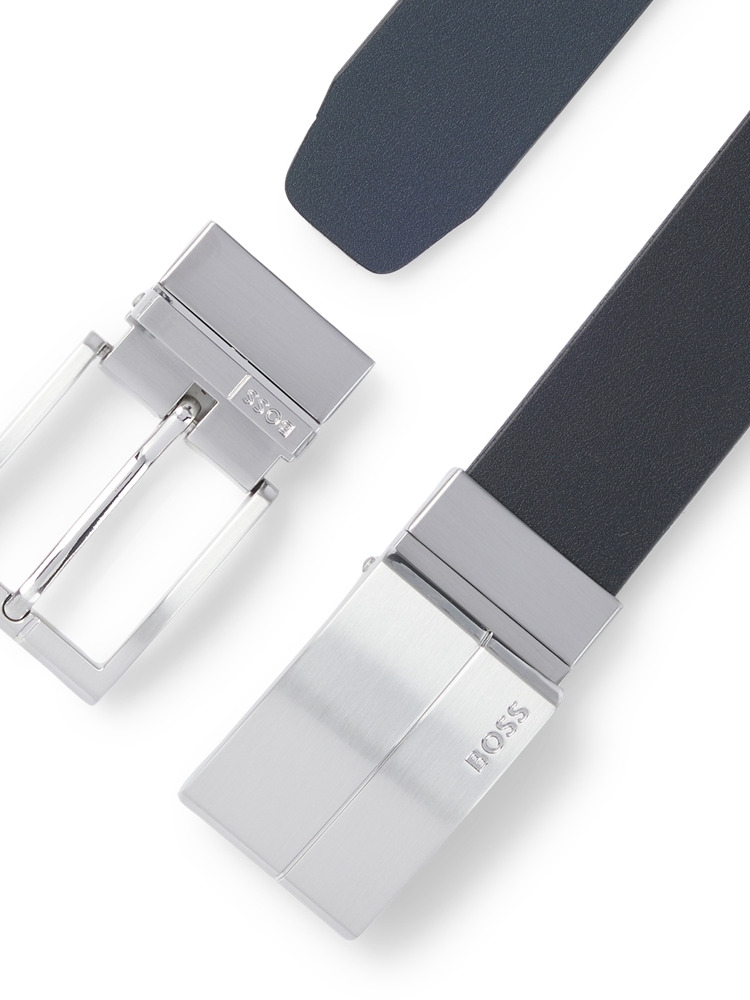 【BOSS博斯】意大利皮革双面腰带