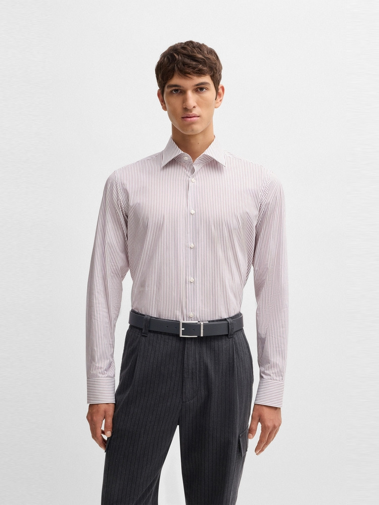 【BOSS博斯】意大利皮革双面腰带