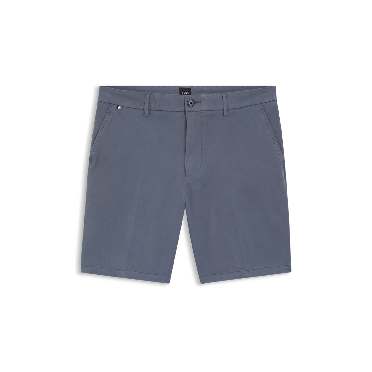 【BOSS博斯】弹力棉斜纹布现代版型短裤