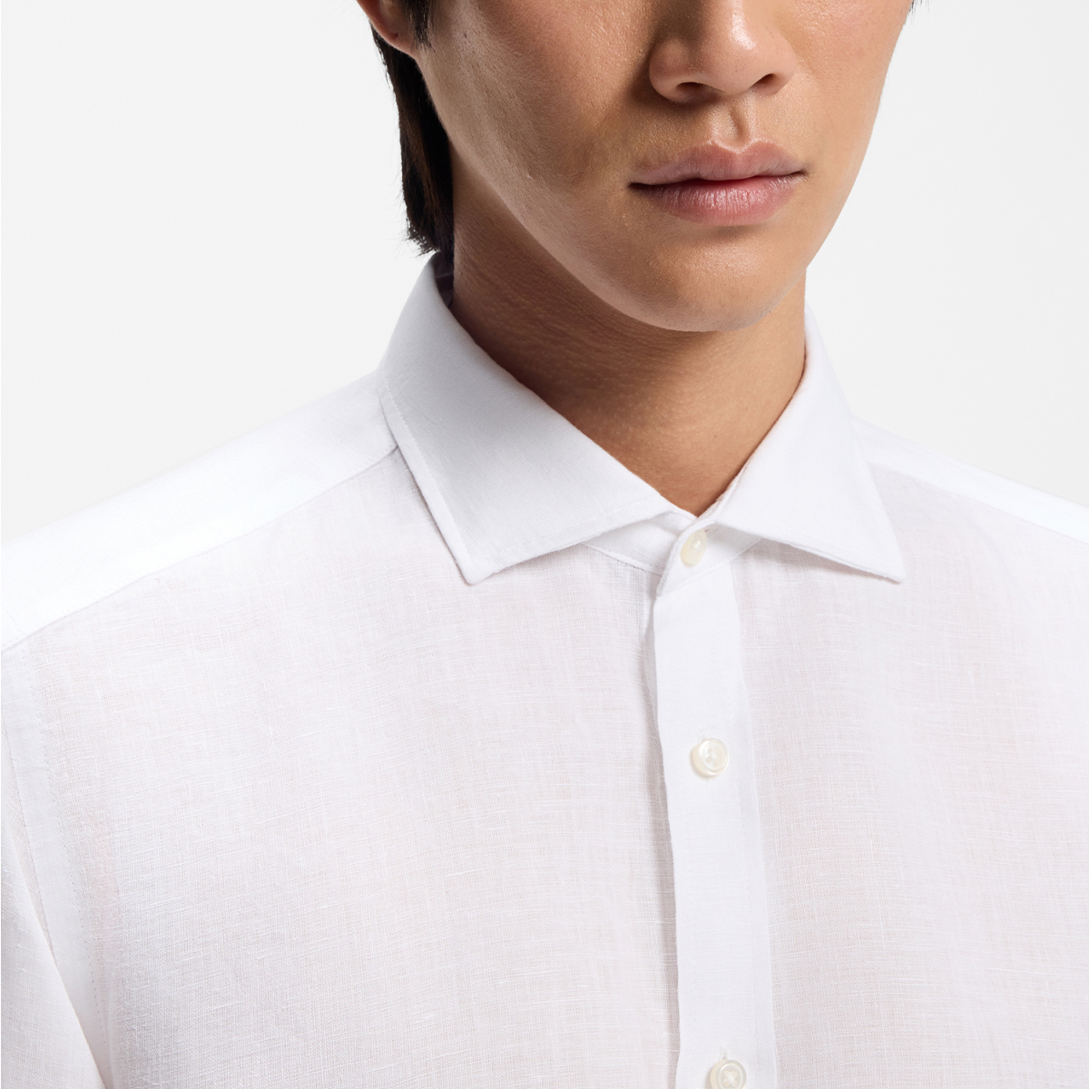 【BOSS博斯】亚麻休闲长袖衬衫