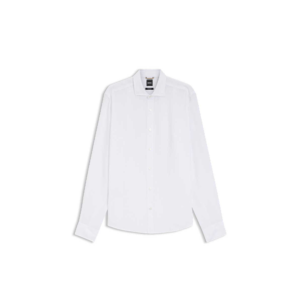 【BOSS博斯】亚麻休闲长袖衬衫