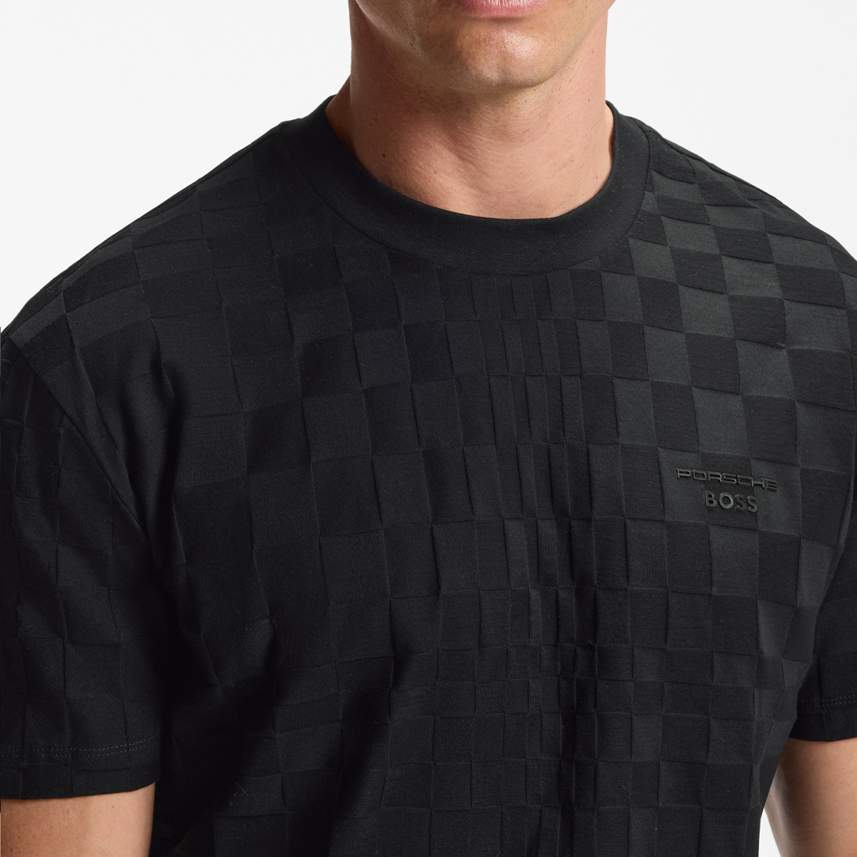 Porsche x BOSS 棉质提花宽松版型 T 恤