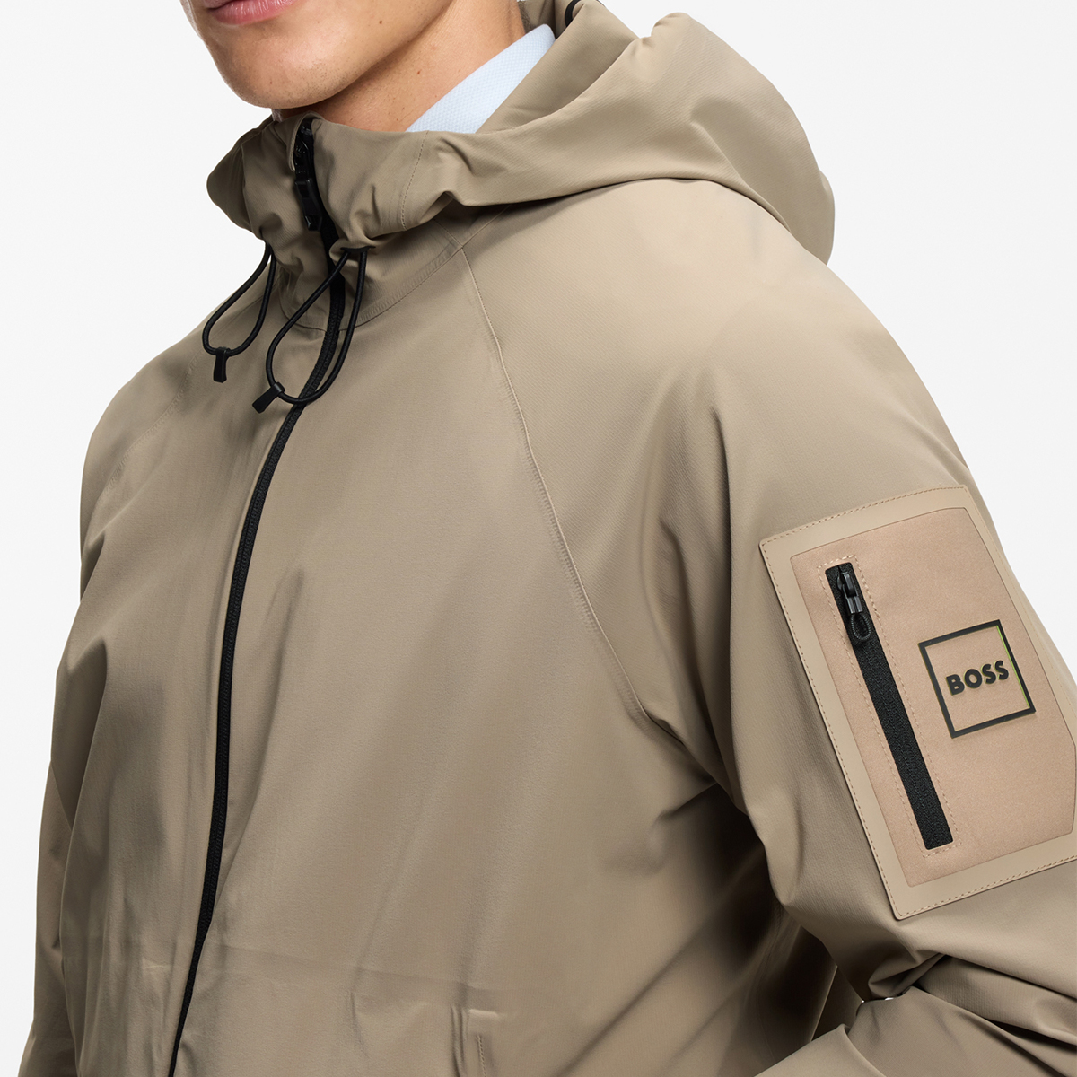 【BOSS博斯】细华夫格结构防泼水夹克