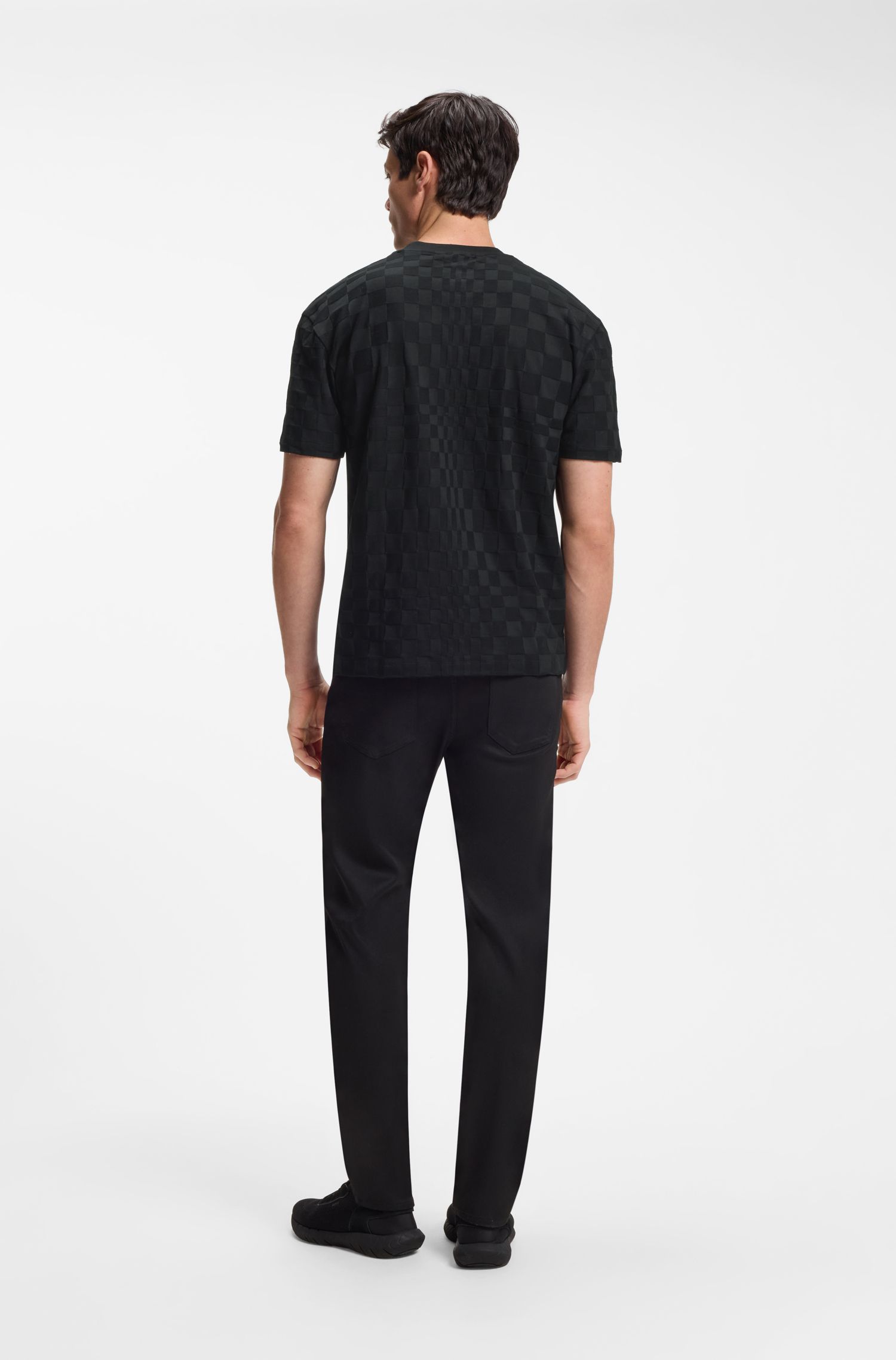 Porsche x BOSS 棉质提花宽松版型 T 恤