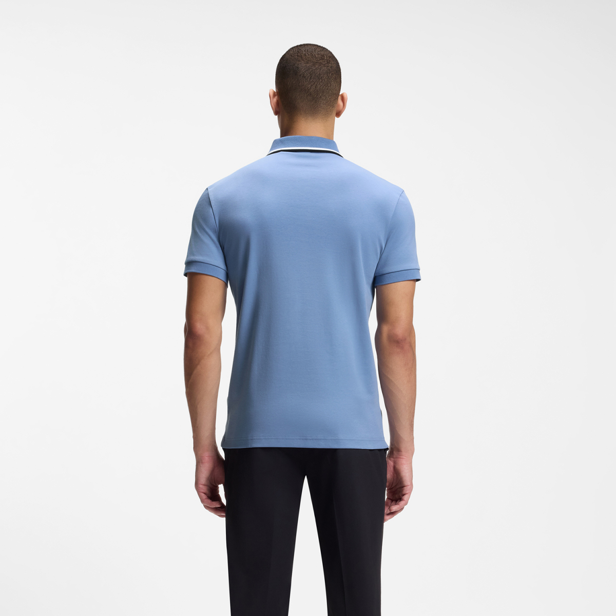 【BOSS博斯】Paddy 双面棉质面料修身版型 Polo 衫