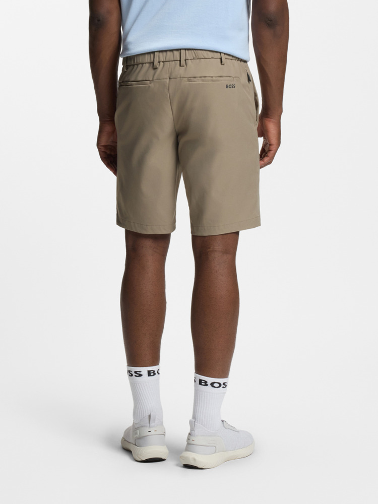 【BOSS博斯】易熨烫饰面处理防泼水短裤