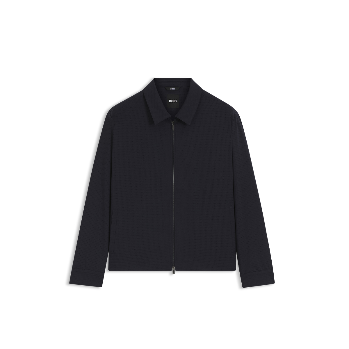 羊毛混纺宽松版型便携外套衬衫