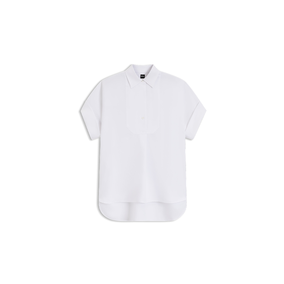 【BOSS博斯】围兜细节超大版型女士衬衫