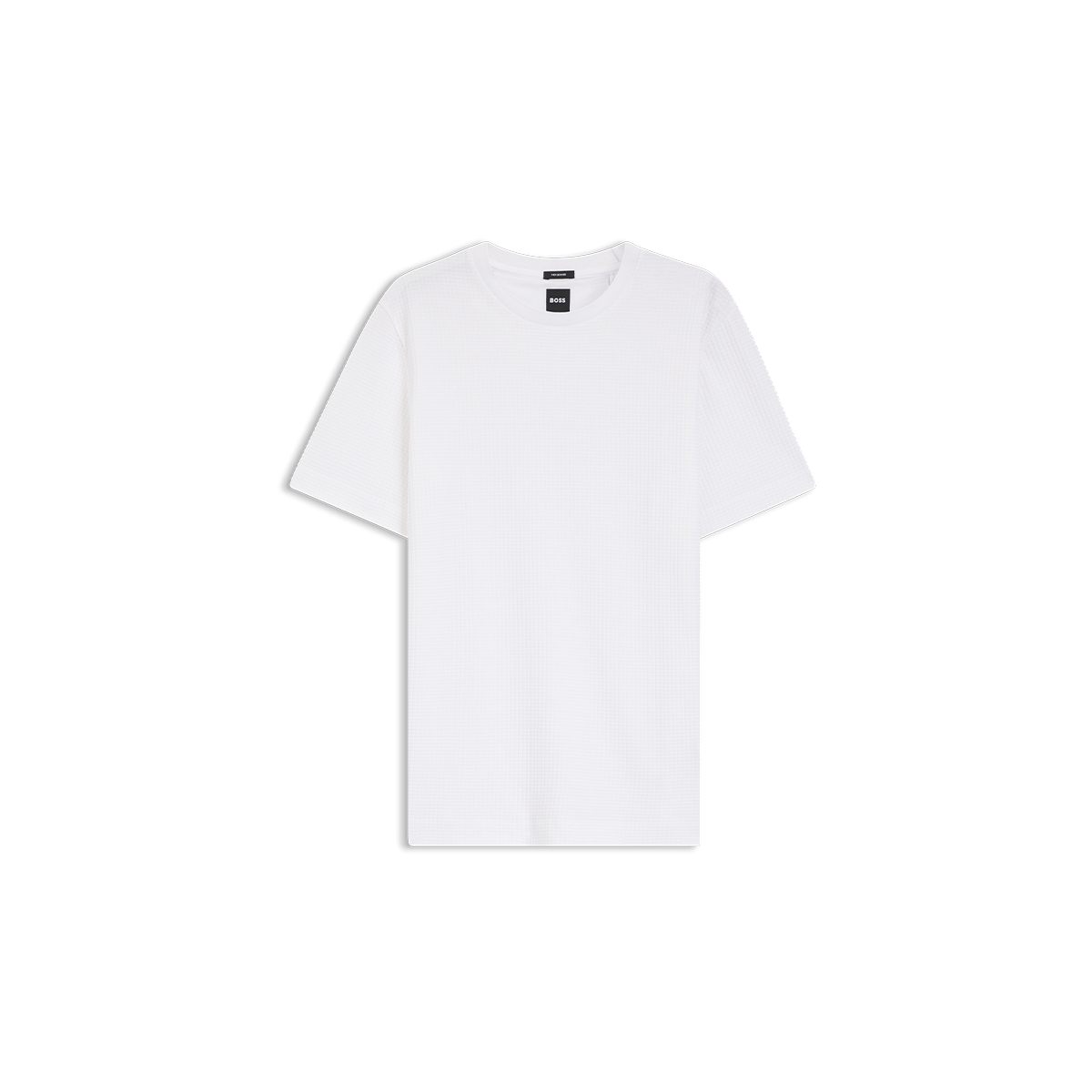 【BOSS博斯】几何结构常规版型棉质T恤