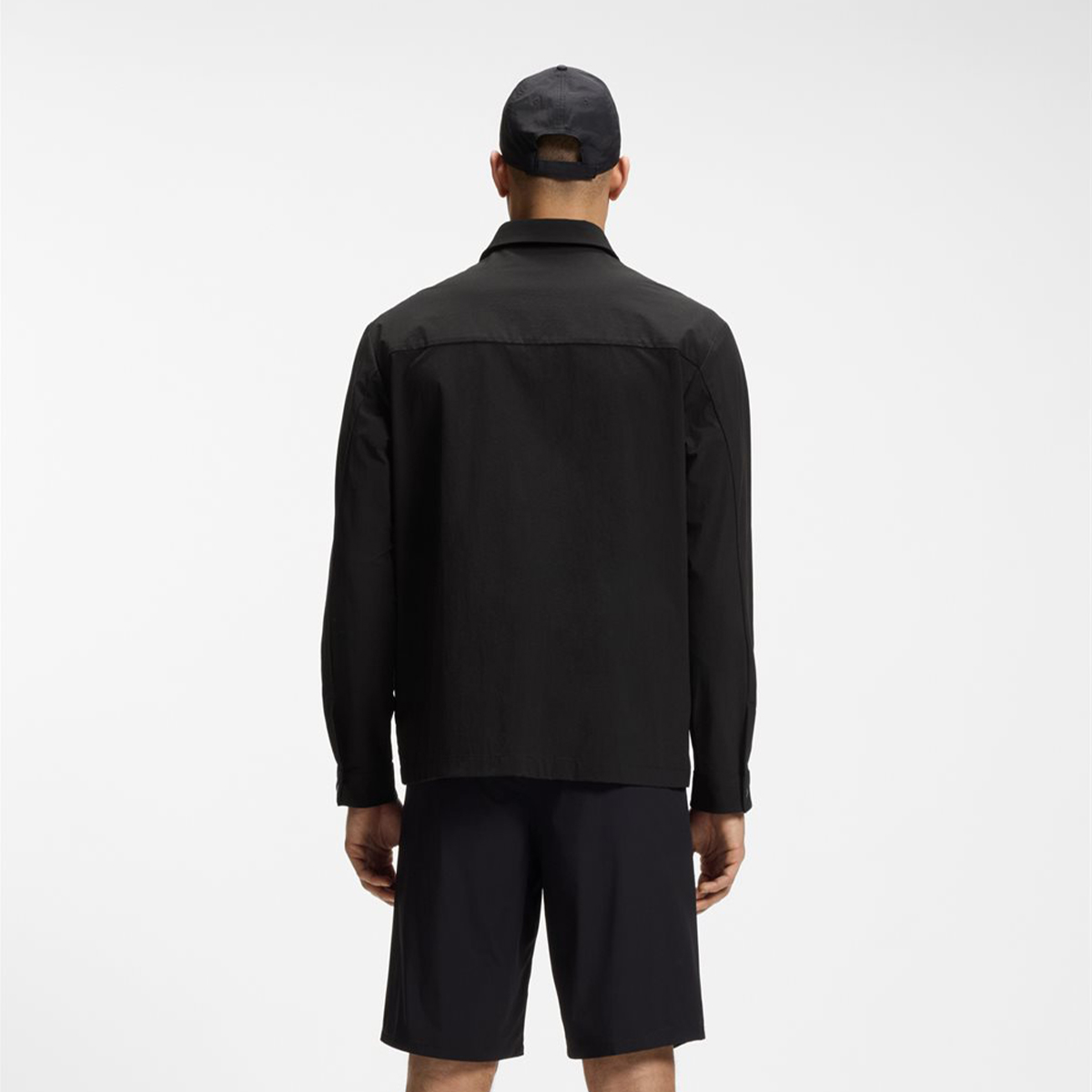 【BOSS博斯】防泼水饰面宽松版型外套衬衫