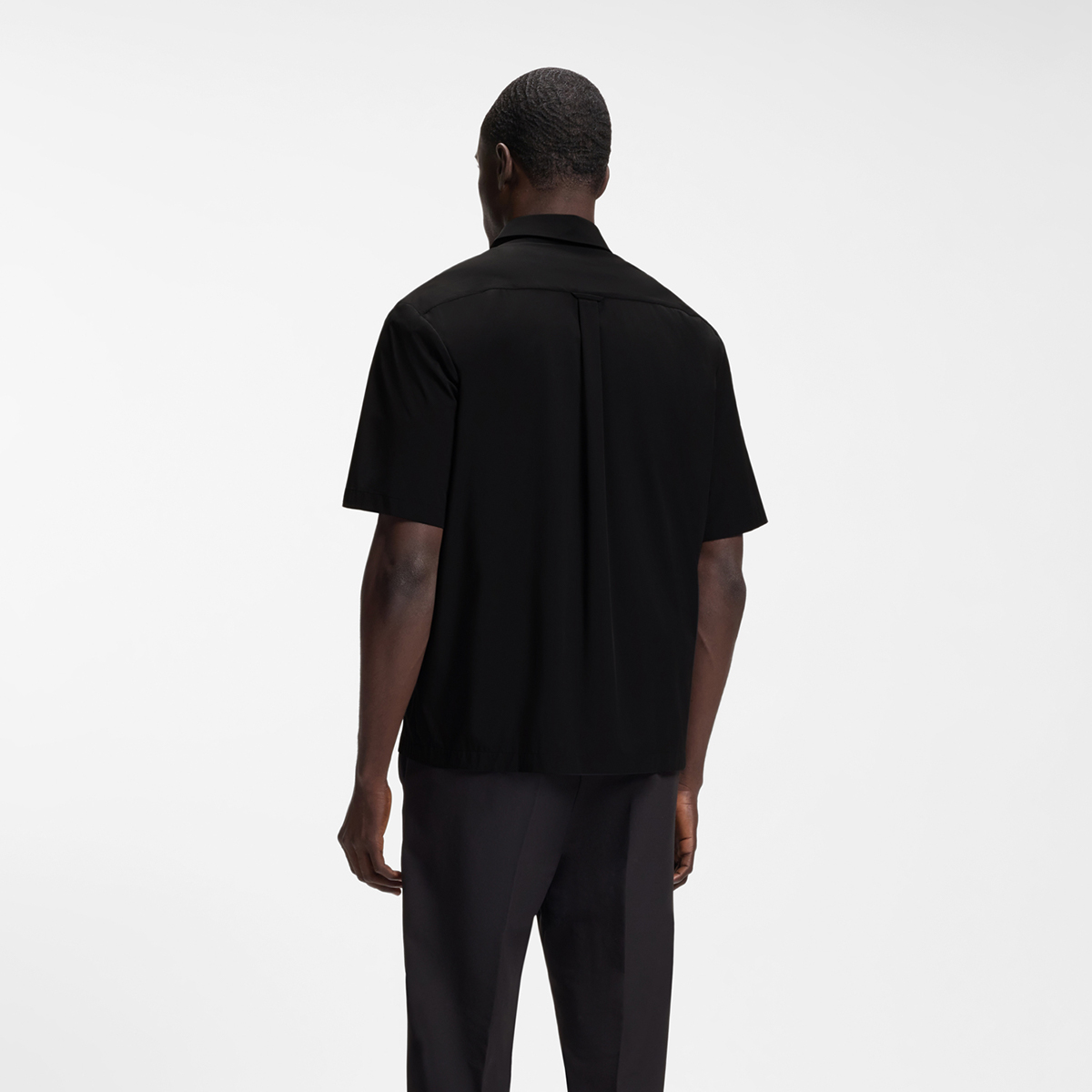 【BOSS博斯】防泼水饰面宽松版型衬衫