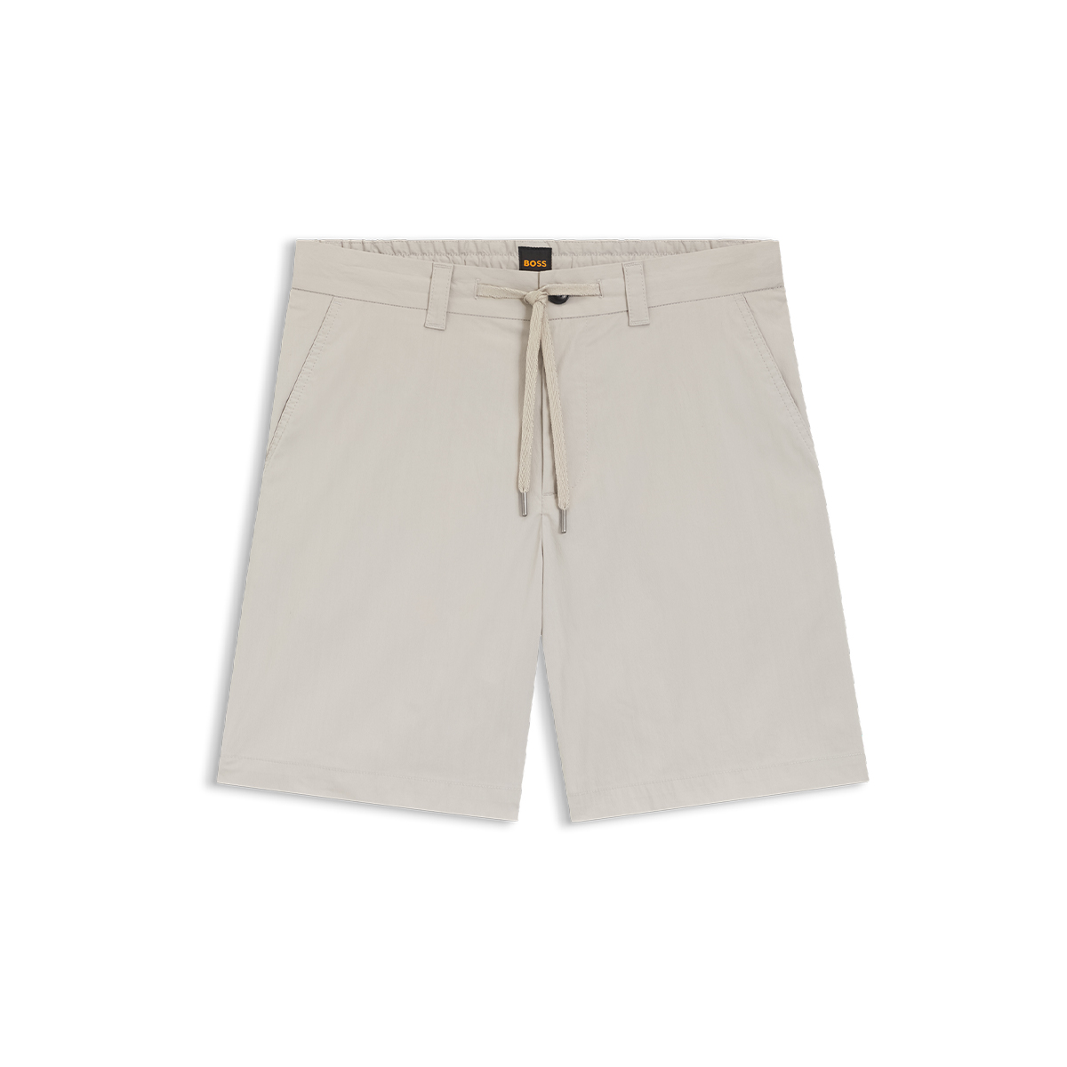 【BOSS博斯】府绸棉质混纺直筒休闲短裤