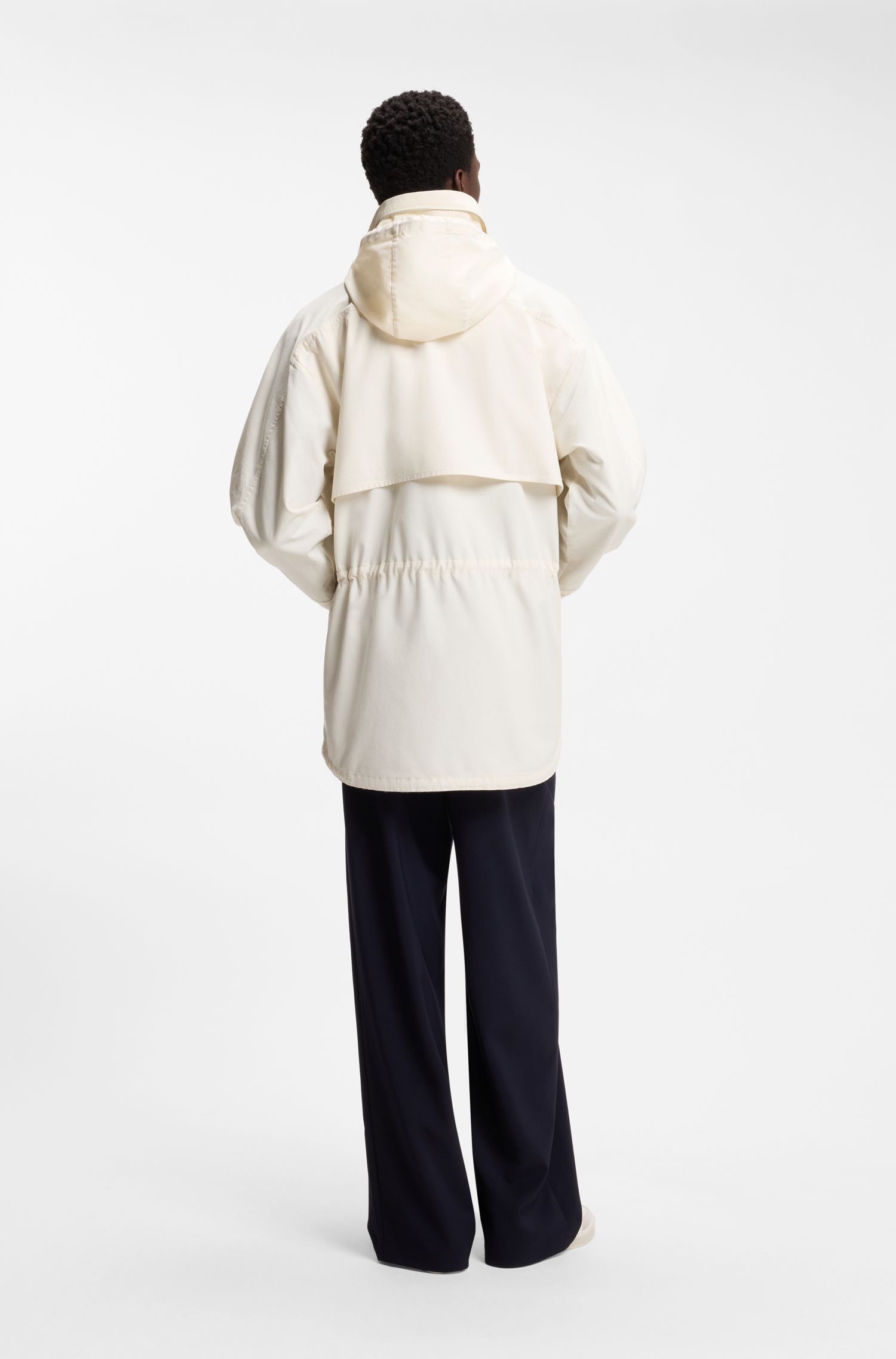 【BOSS博斯】BOSS BY BECKHAM 棉质派克大衣