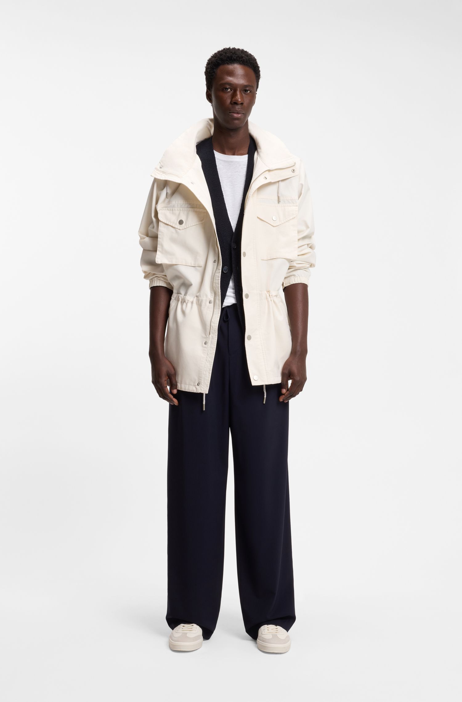 【BOSS博斯】BOSS BY BECKHAM 亚麻 T 恤