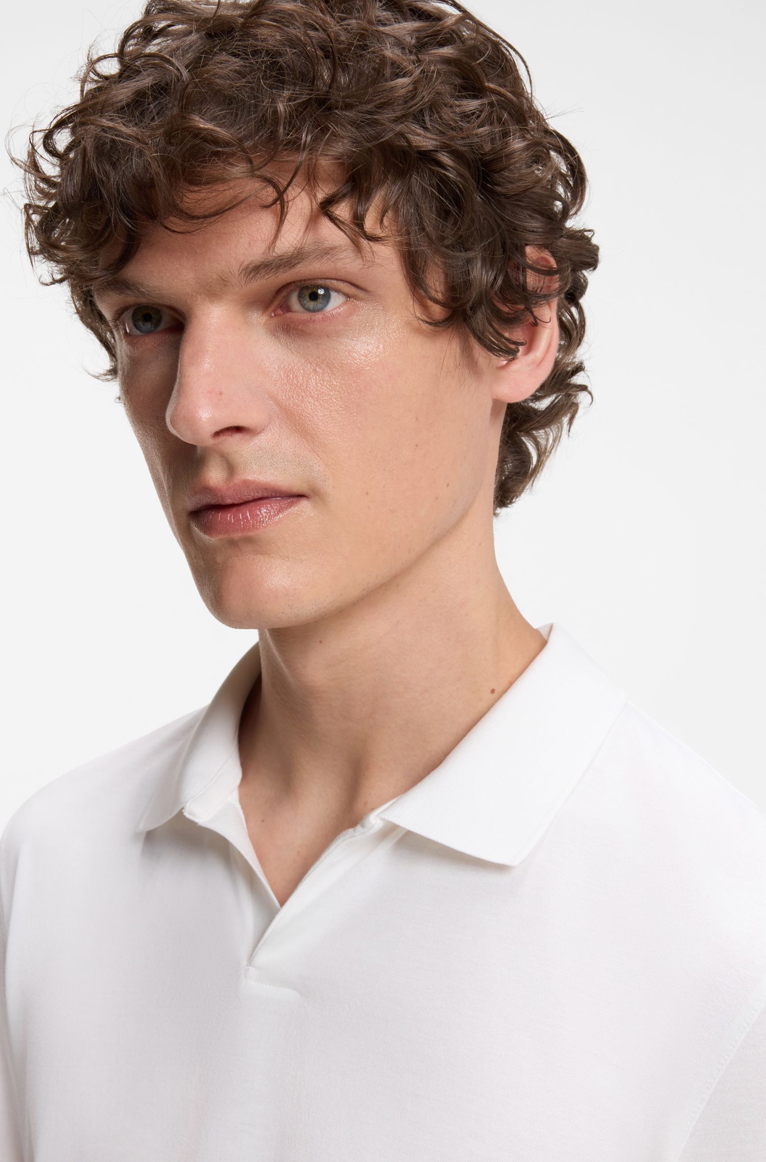 【BOSS博斯】BOSS BY BECKHAM 棉丝混纺 Polo 衫