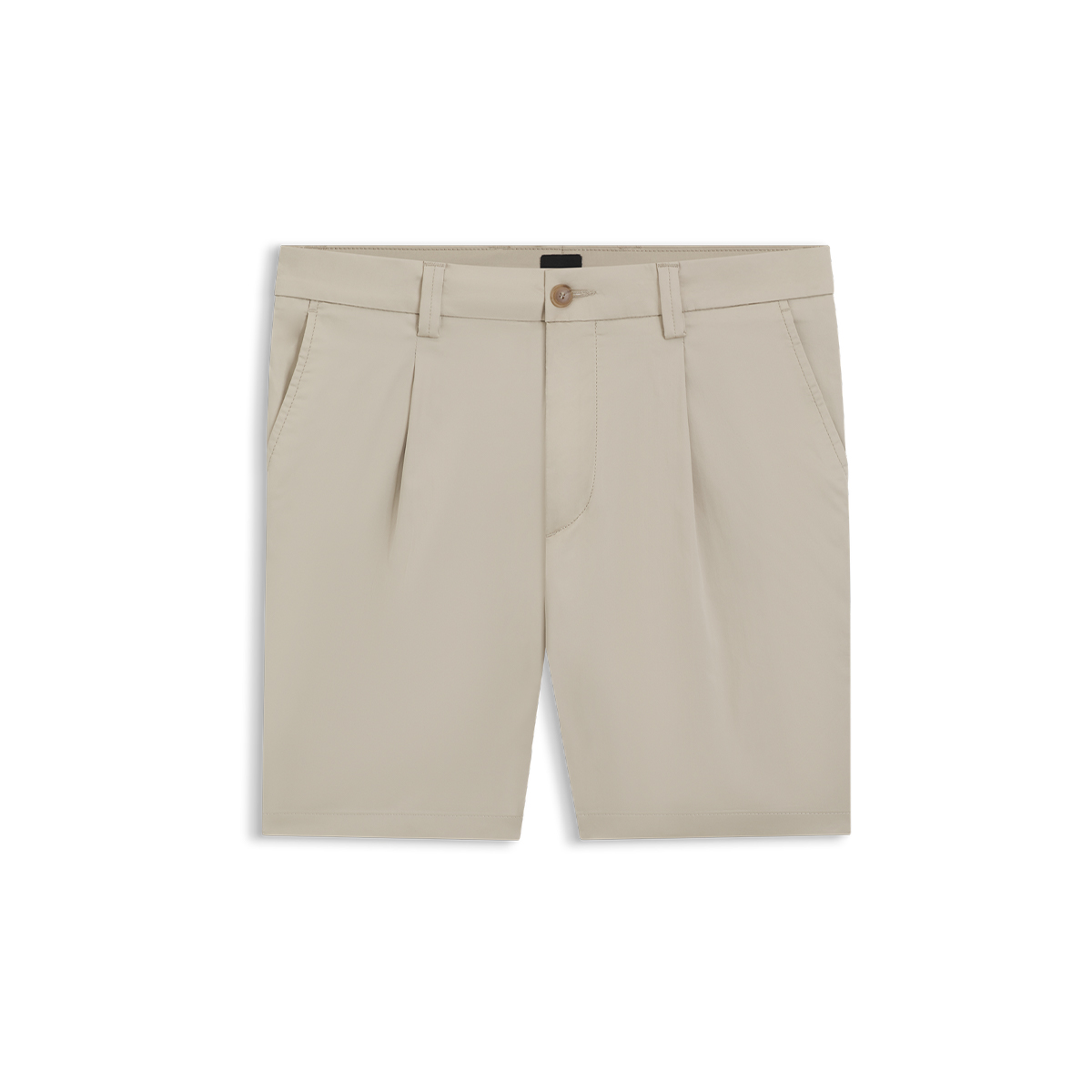 【BOSS博斯】易熨烫棉质混纺修身短裤