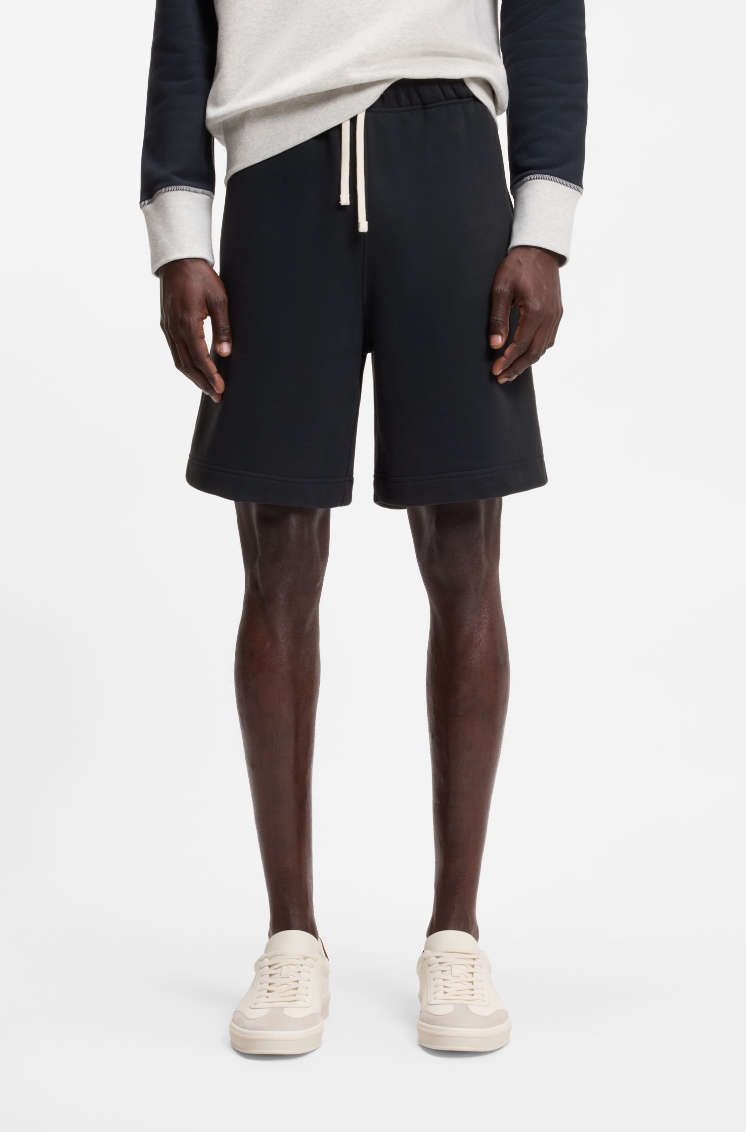 【BOSS博斯】BOSS BY BECKHAM棉质毛圈布短裤