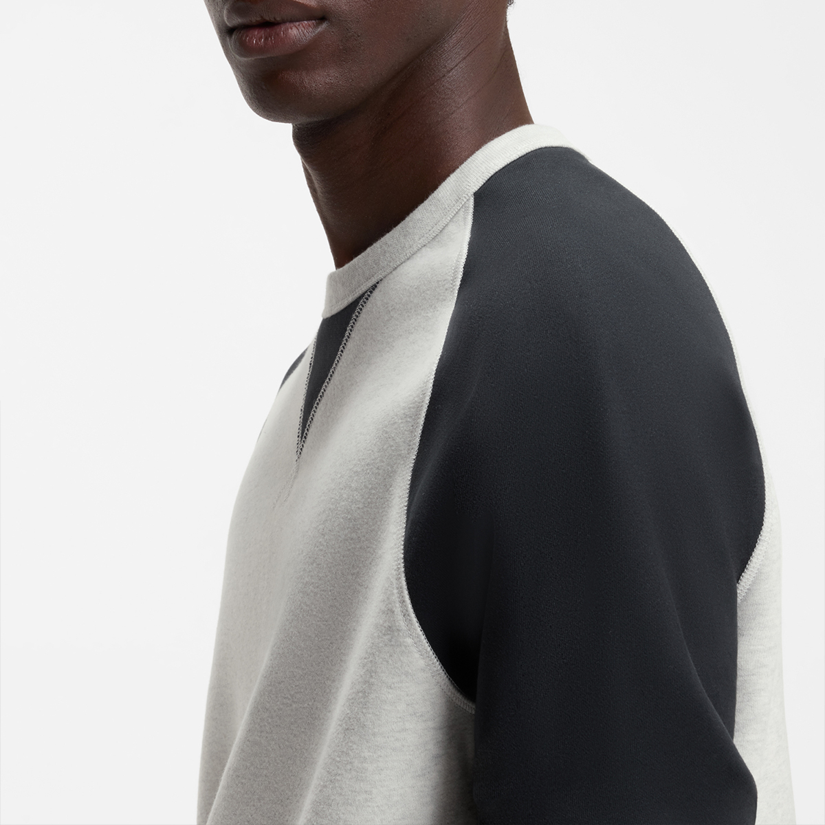 【BOSS博斯】BOSS BY BECKHAM拼色棉质毛衣