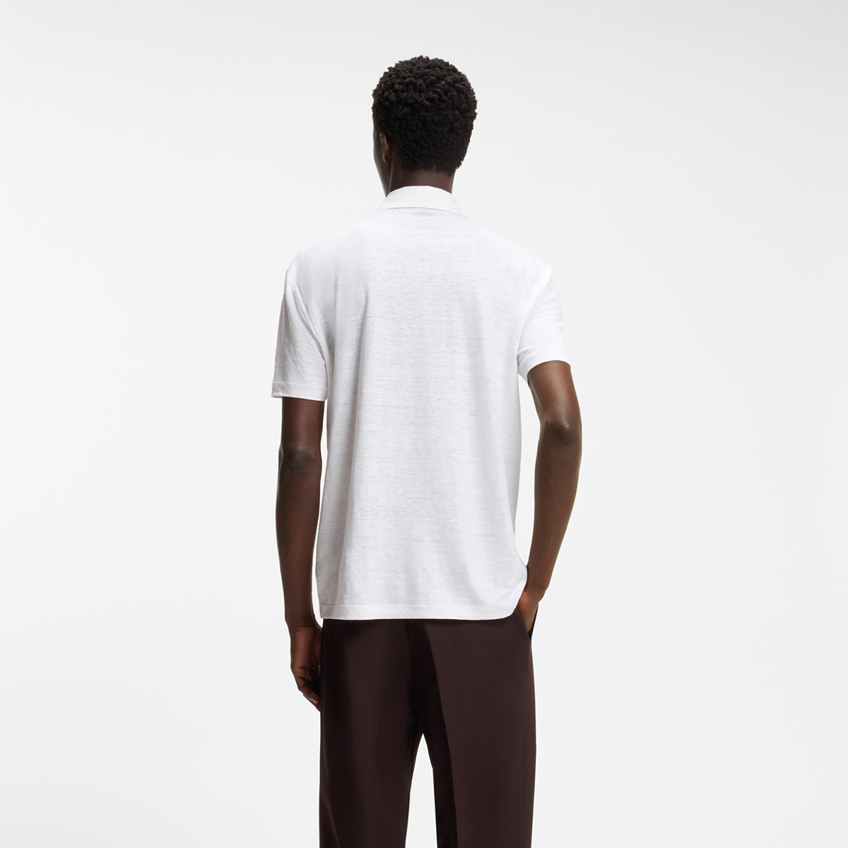 【BOSS博斯】BOSS BY BECKHAM亚麻Polo衫