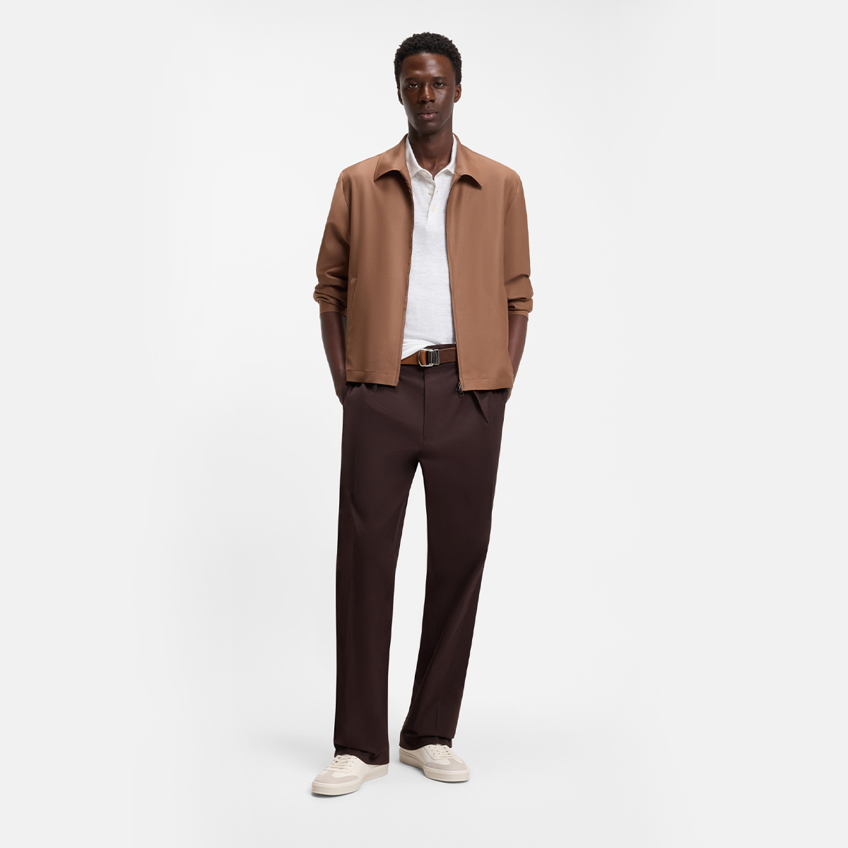 【BOSS博斯】BOSS BY BECKHAM亚麻Polo衫