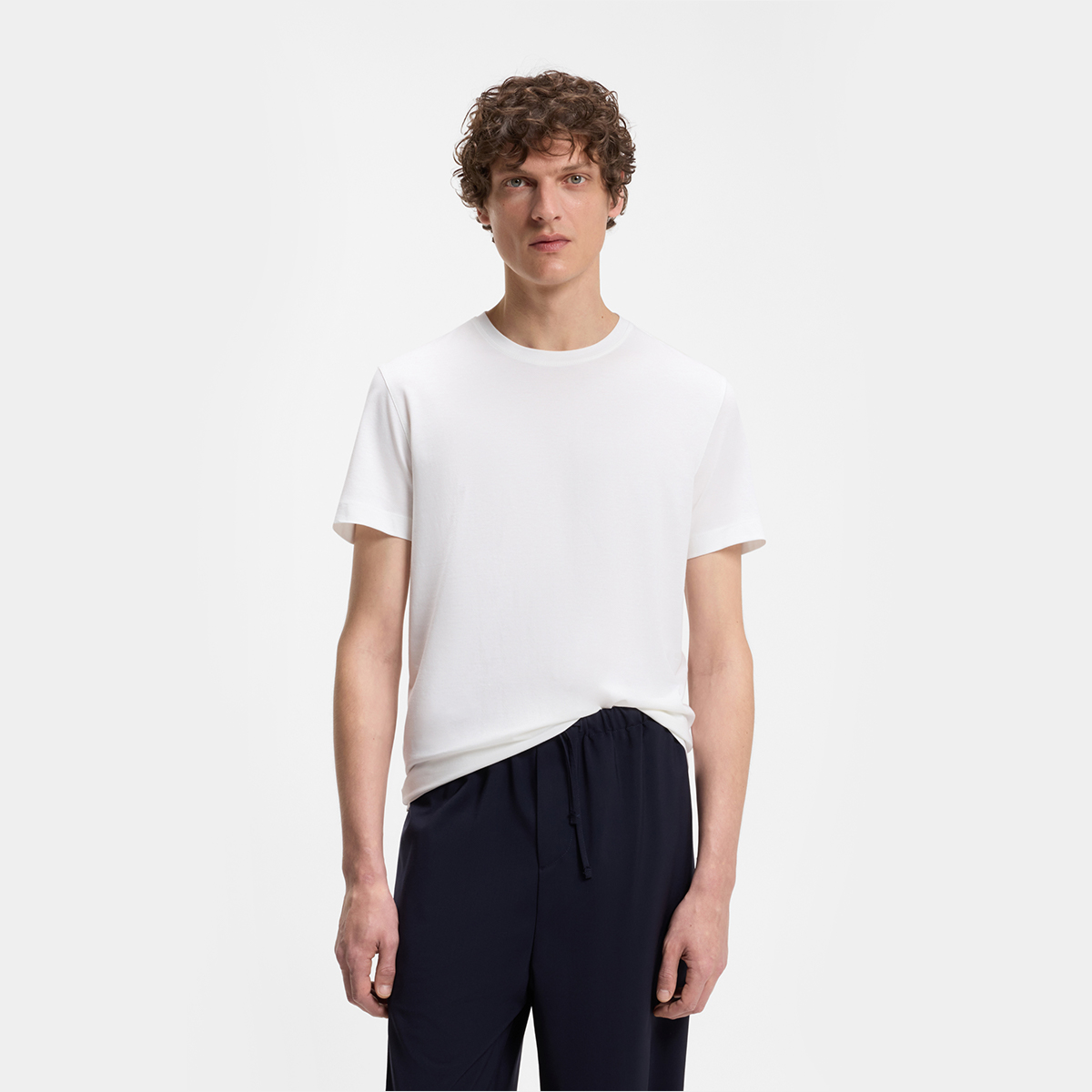 【BOSS博斯】BOSS BY BECKHAM棉丝混纺T恤