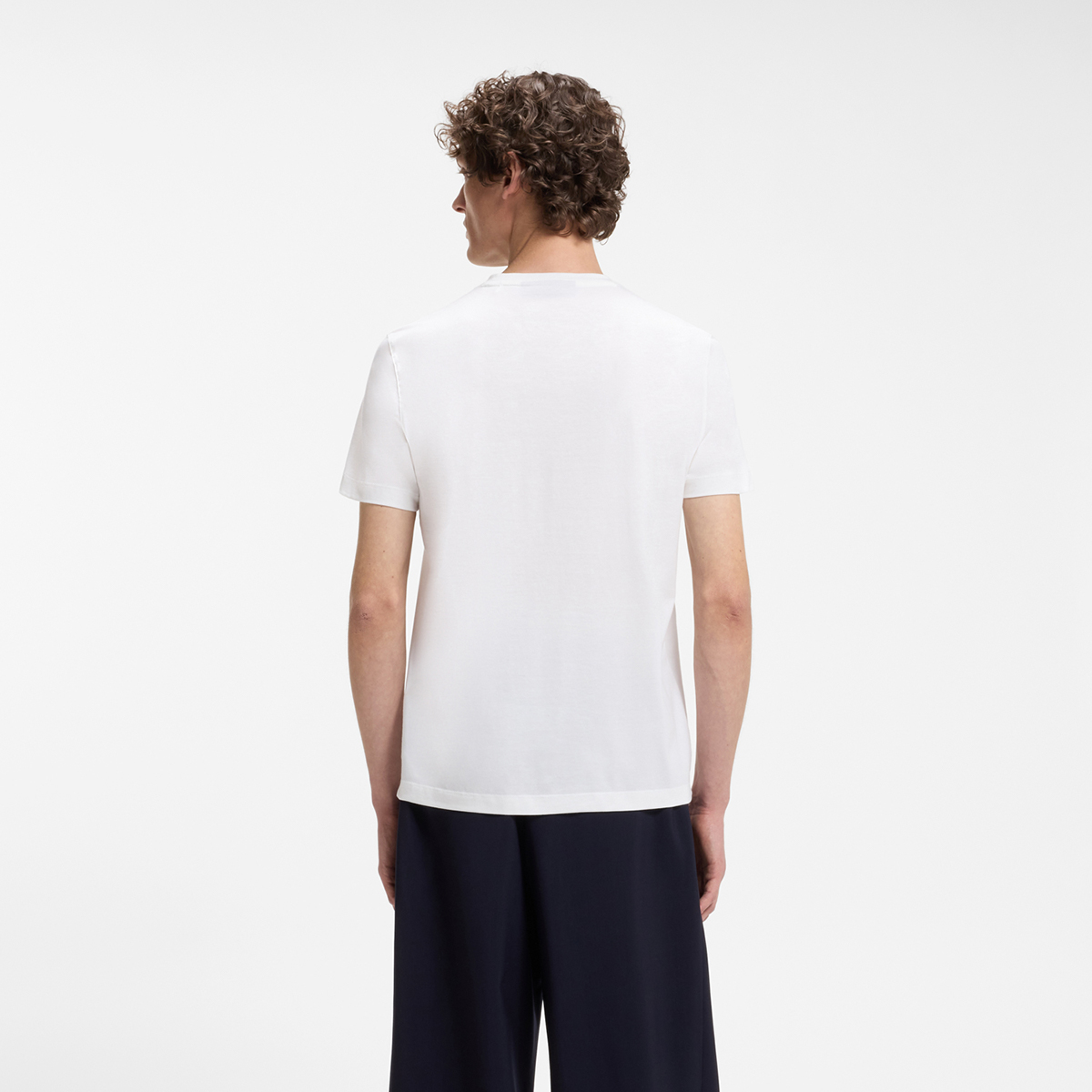 【BOSS博斯】BOSS BY BECKHAM棉丝混纺T恤