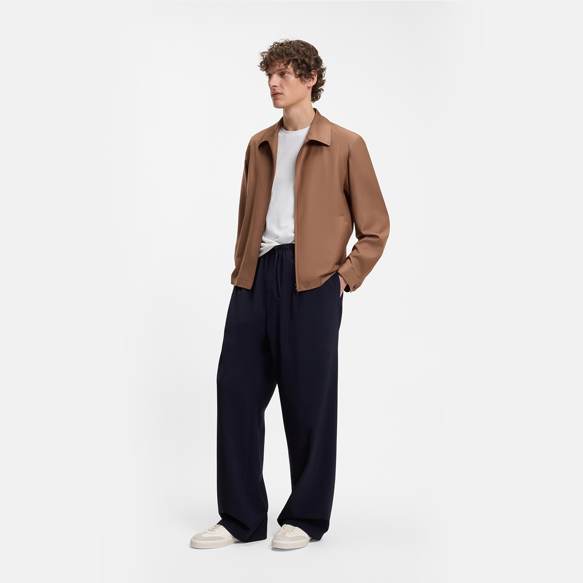 【BOSS博斯】BOSS BY BECKHAM棉丝混纺T恤