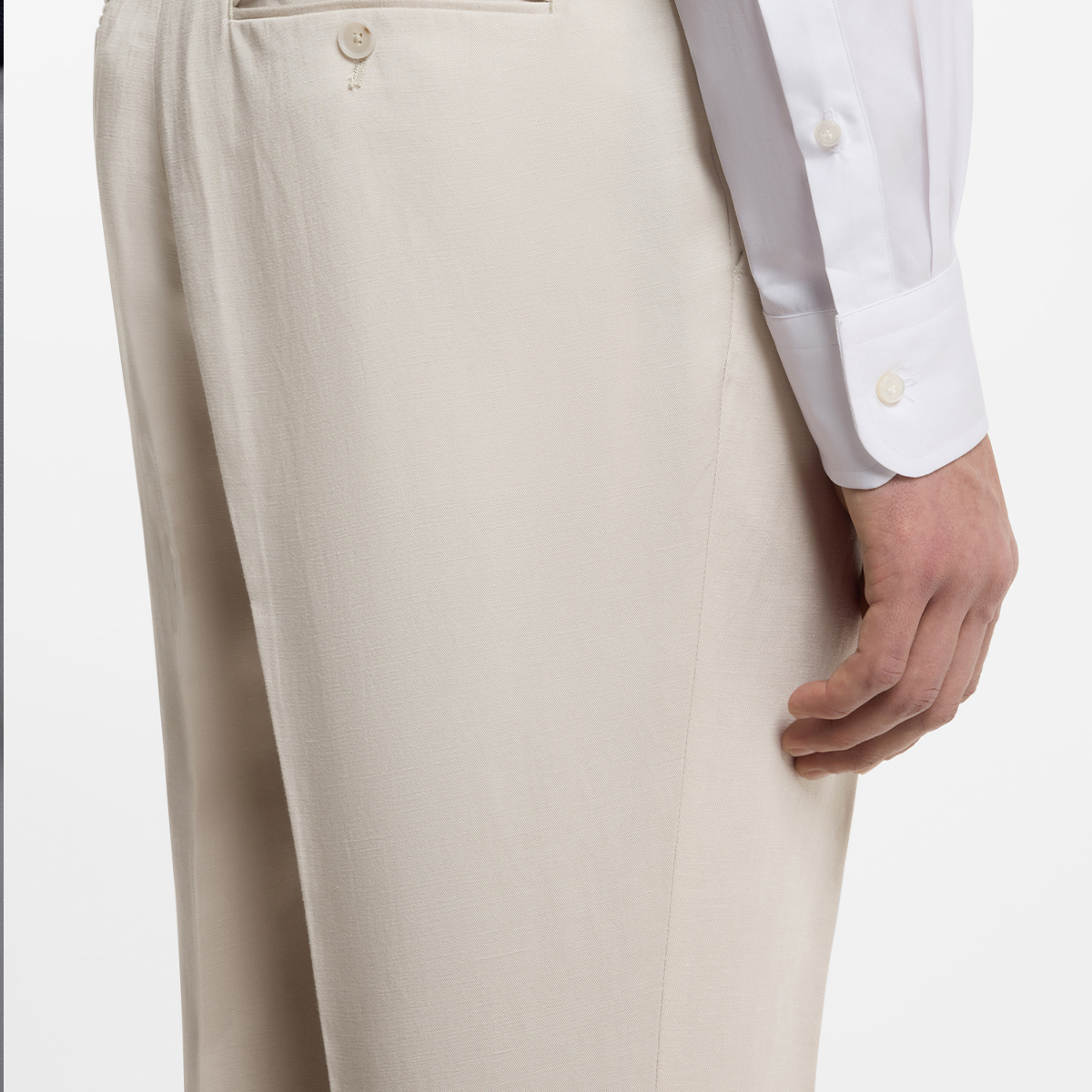 【BOSS博斯】BOSS BY BECKHAM微图案修身长裤