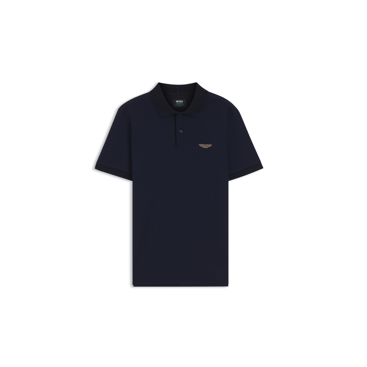 【BOSS博斯】BOSS x ASTON MARTIN 挺括棉质面料 Polo 衫