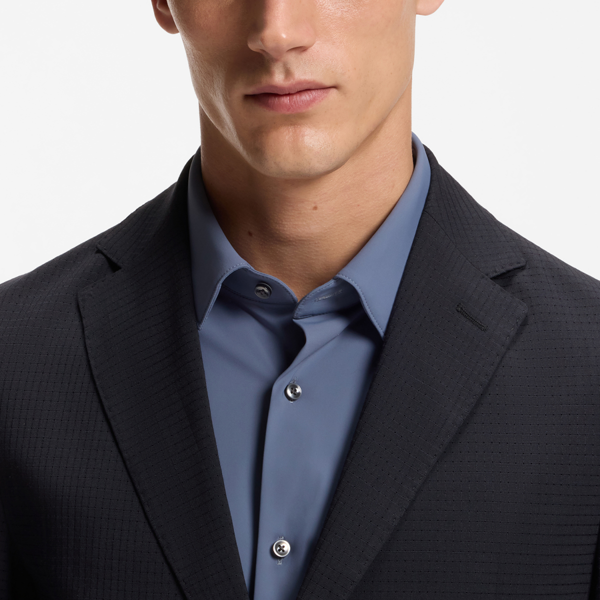 【BOSS博斯】羊毛混纺可水洗便携修身西装外套