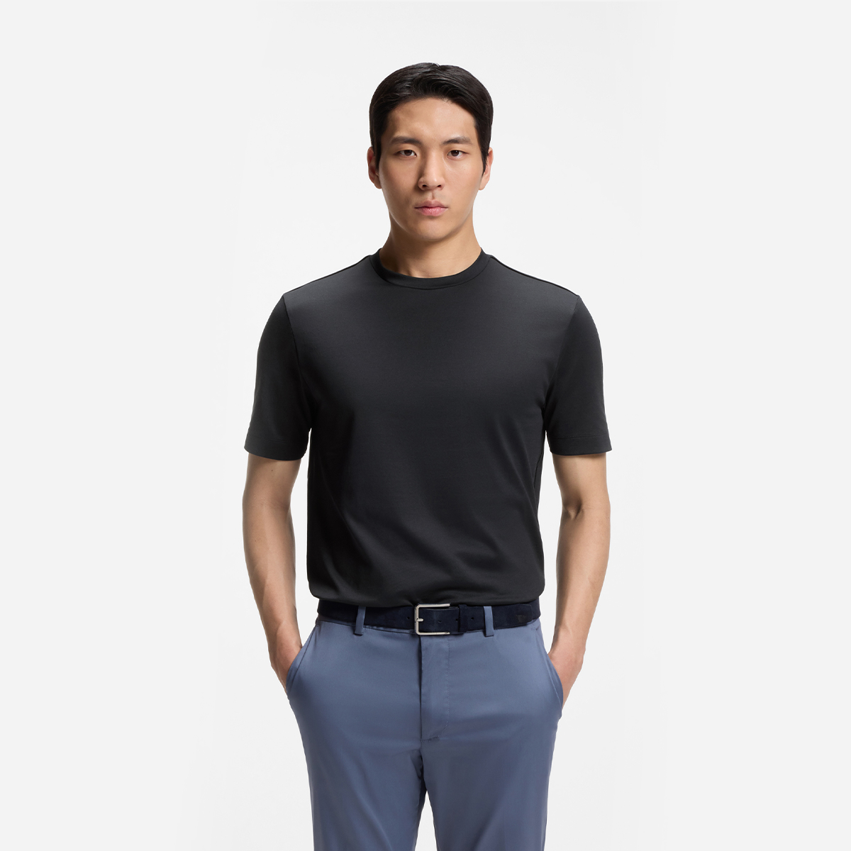 【BOSS博斯】棉质混纺高性能 T 恤