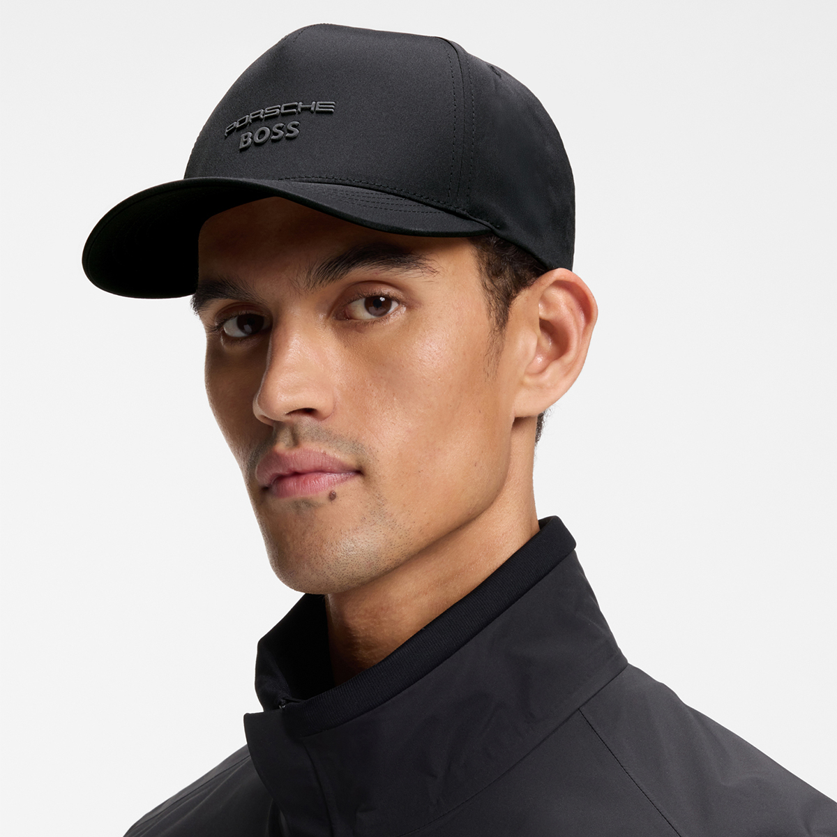 【BOSS博斯】Porsche x BOSS 徽标细节斜纹布鸭舌帽