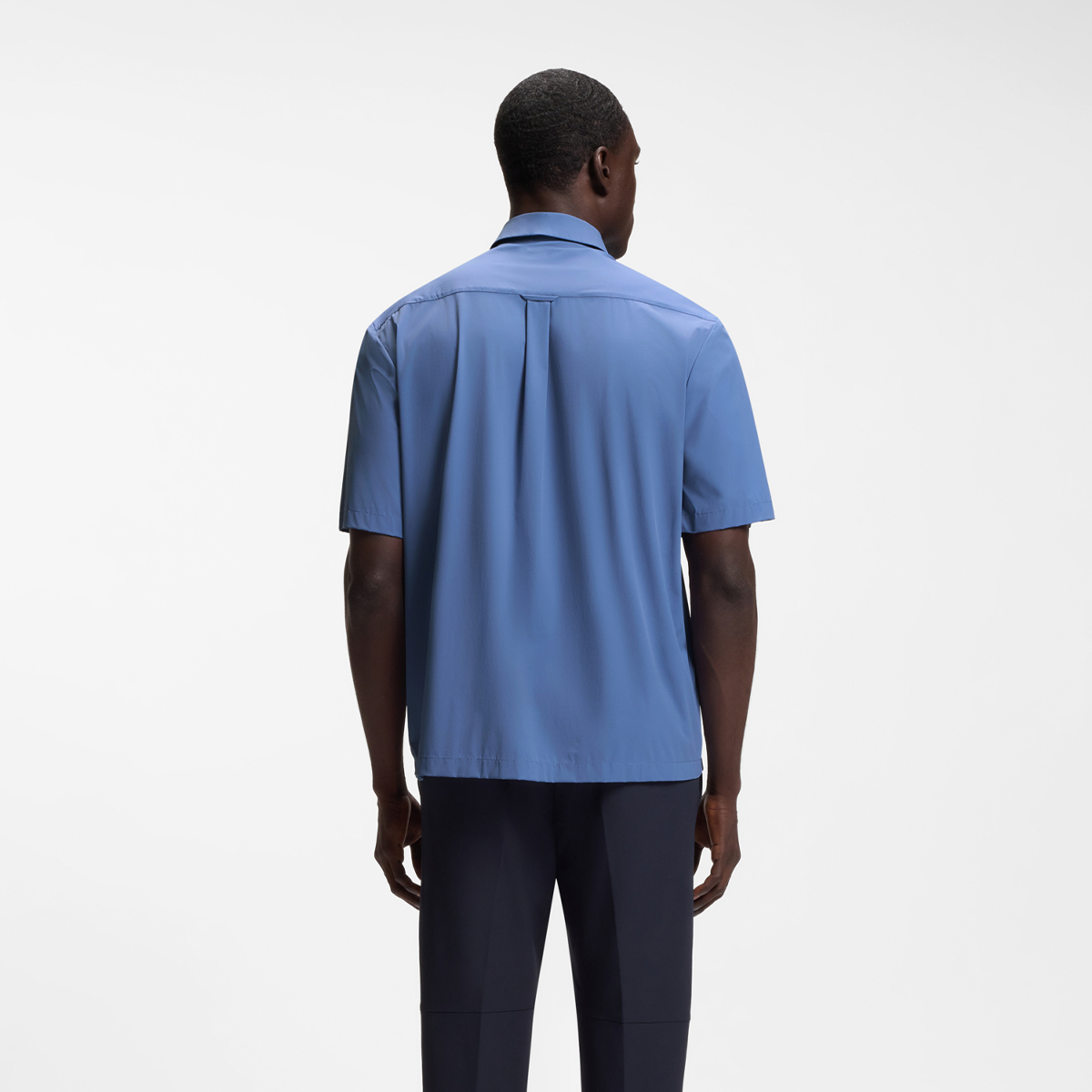 【BOSS博斯】防泼水饰面宽松版型衬衫