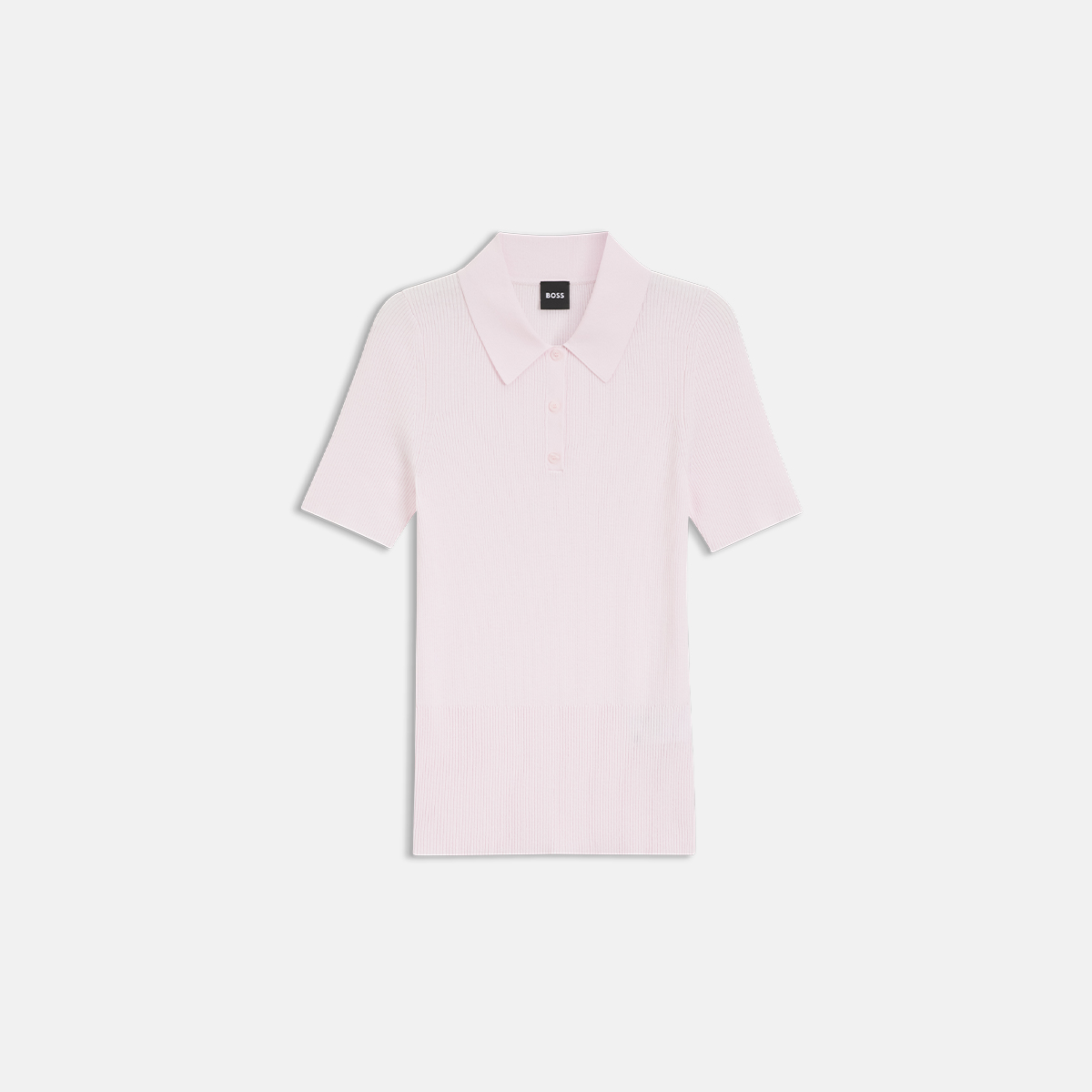 【BOSS博斯】透气面料罗纹针织Polo衫