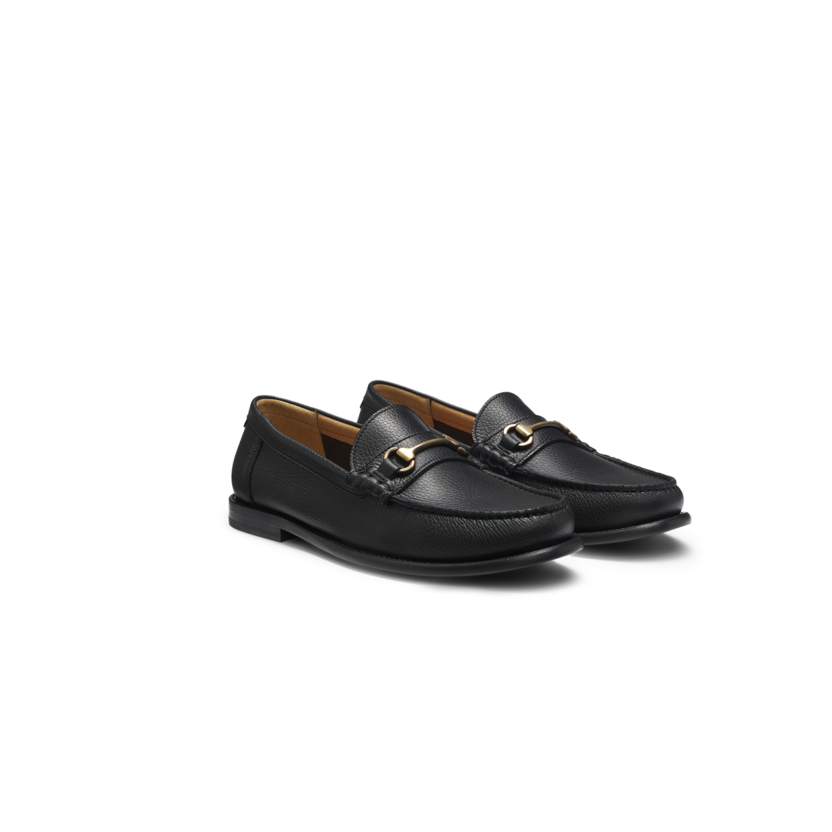 【BOSS博斯】金属饰边磨毛皮革莫卡辛鞋