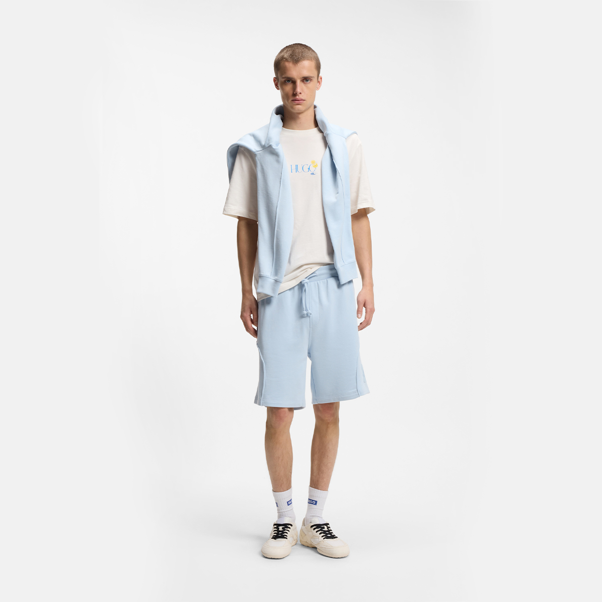 【HUGO雨果】印花艺术图案棉质平纹布 T 恤