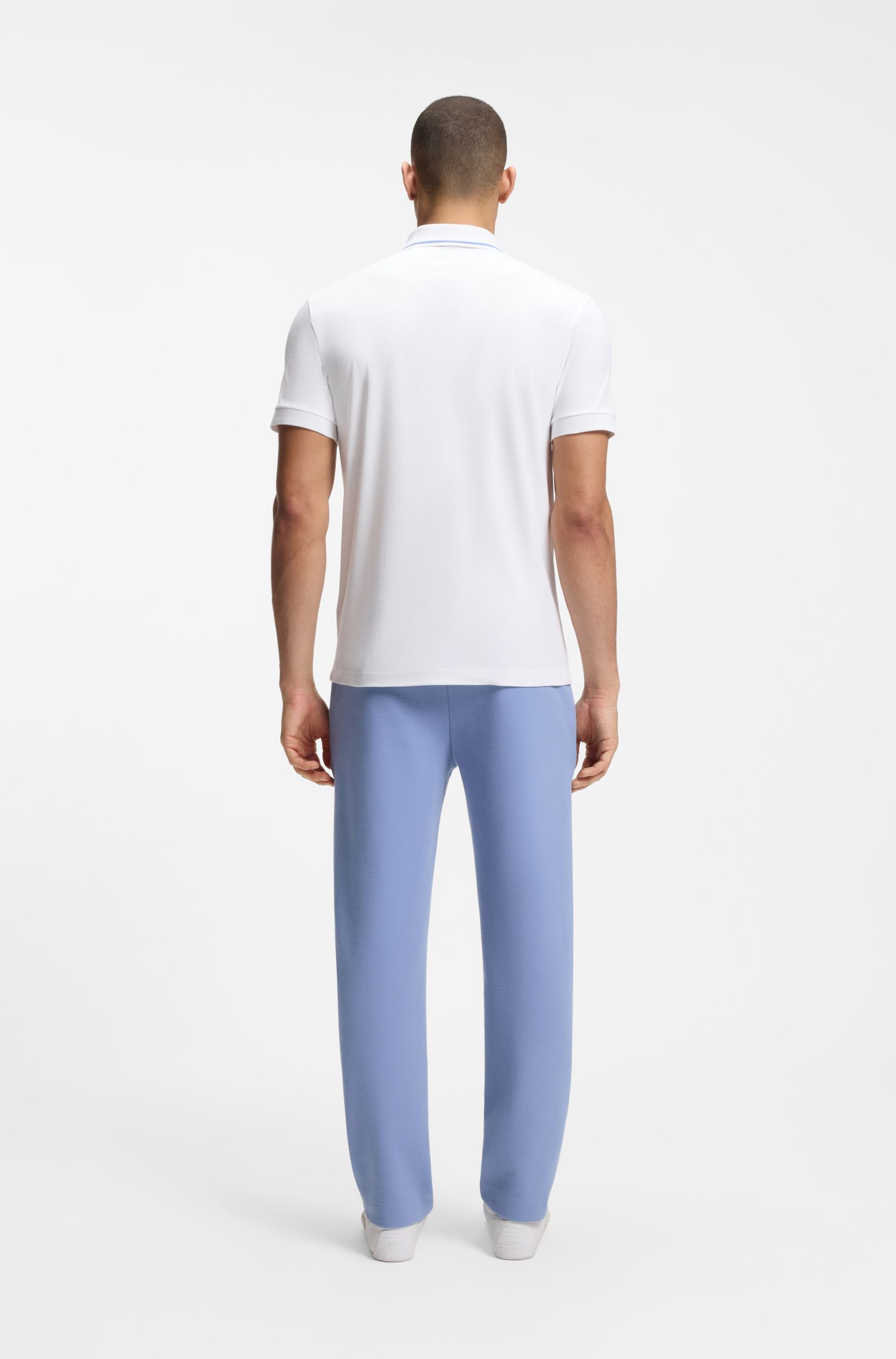 【BOSS博斯】Paddy 双面棉质面料修身版型 Polo 衫