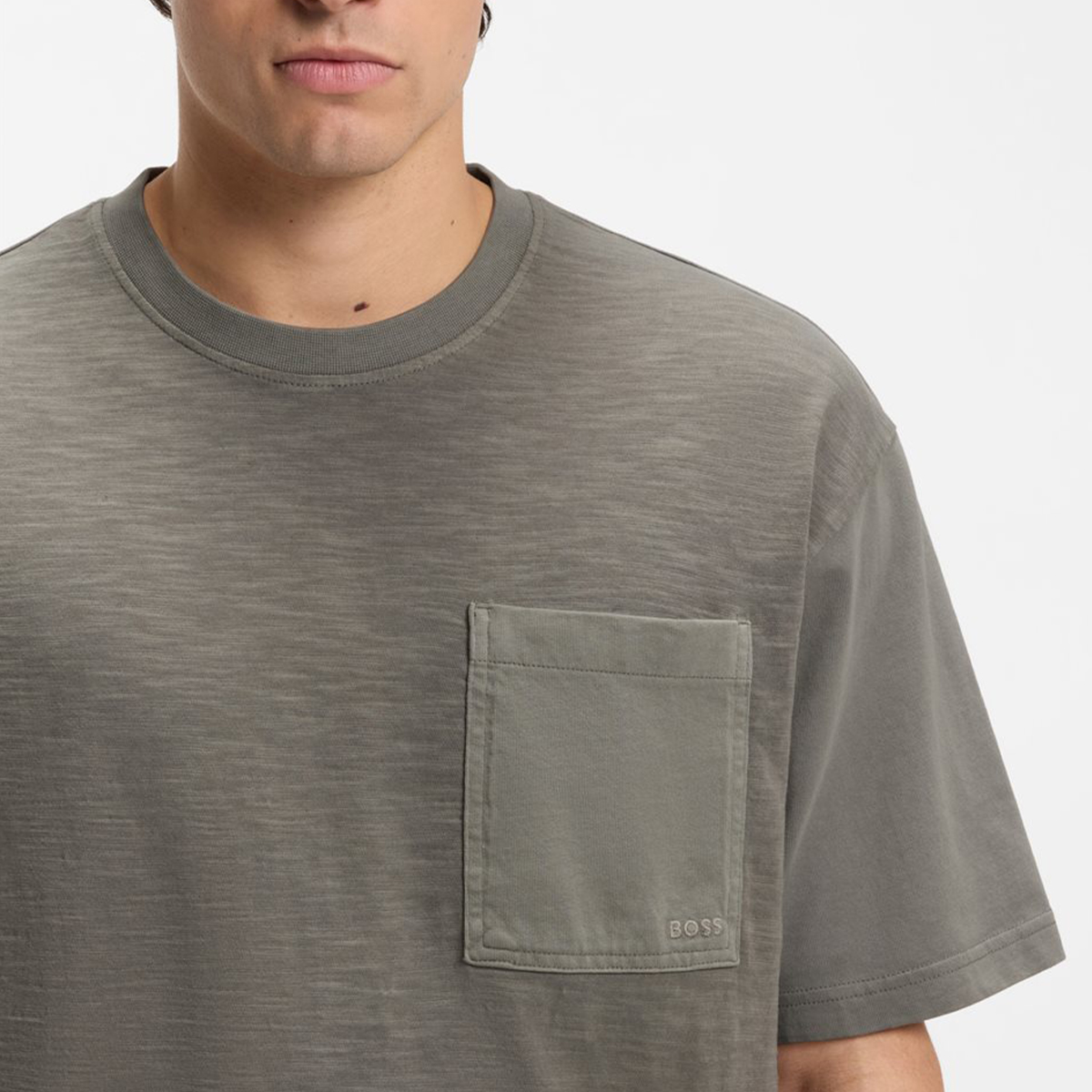 【BOSS博斯】混纺棉质宽松版型 T 恤