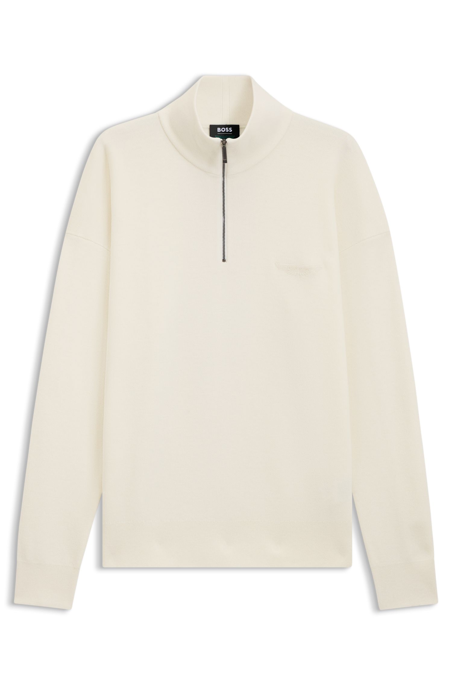 【BOSS博斯】BOSS x ASTON MARTIN 阿斯顿马丁 羊毛针织衫毛衣