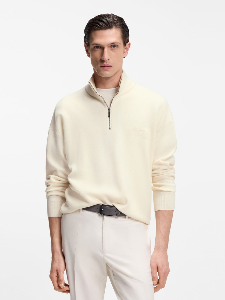 【BOSS博斯】BOSS x ASTON MARTIN 阿斯顿马丁 羊毛针织衫毛衣