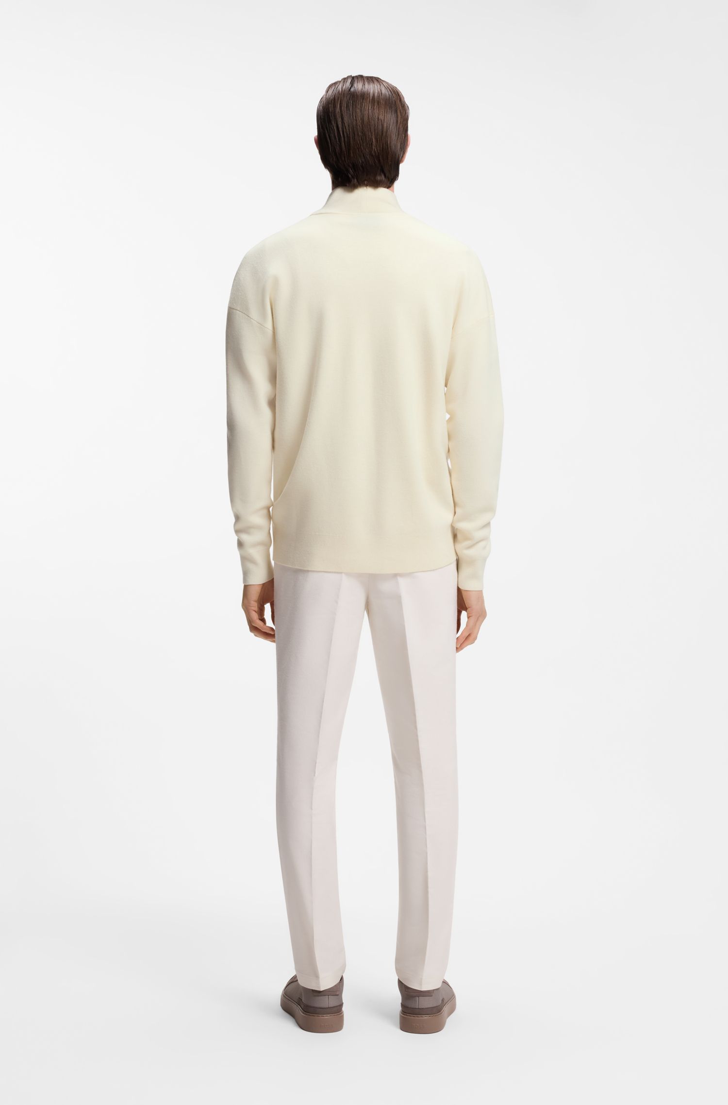 【BOSS博斯】BOSS x ASTON MARTIN 阿斯顿马丁 羊毛针织衫毛衣