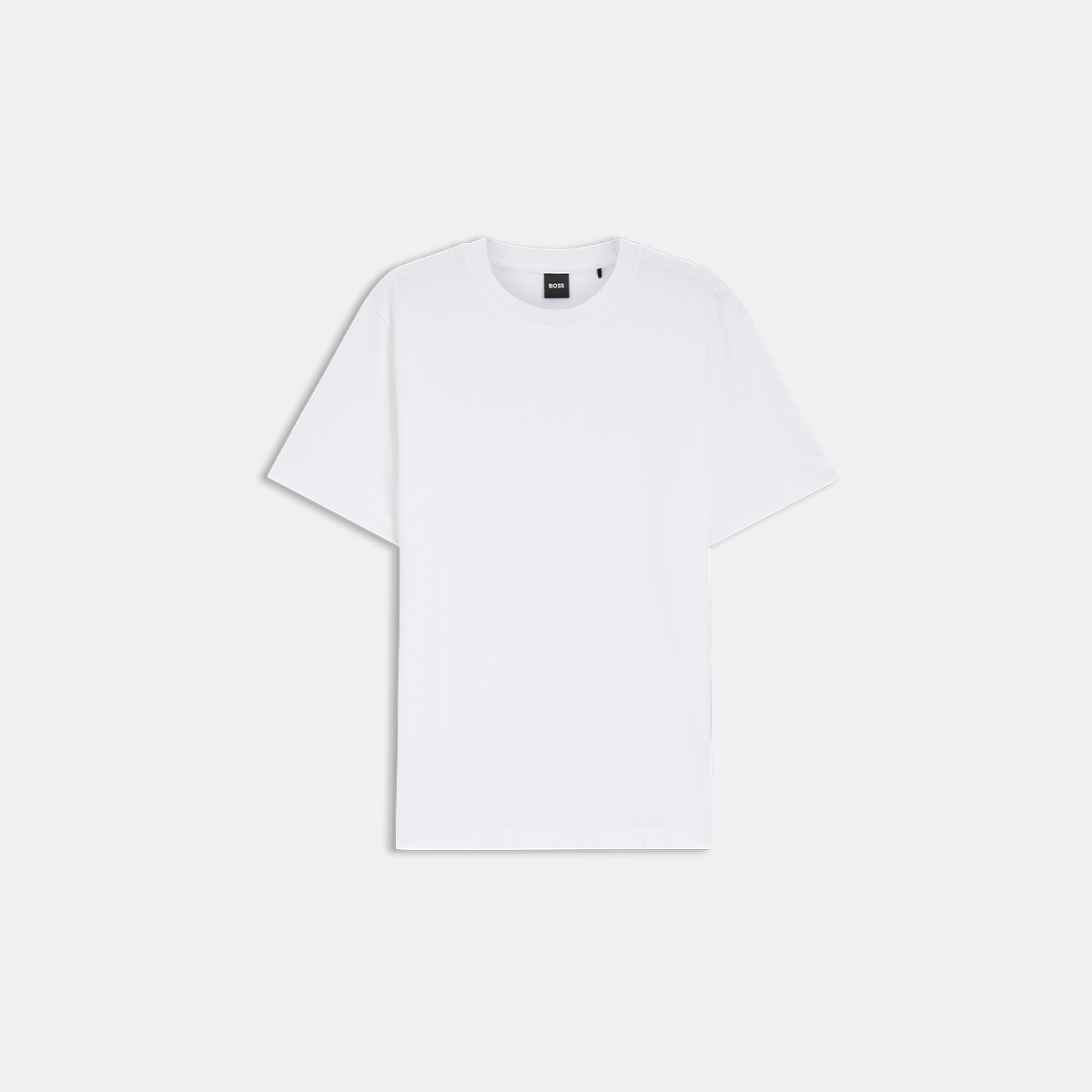 【BOSS博斯】微泡结构棉质 T 恤