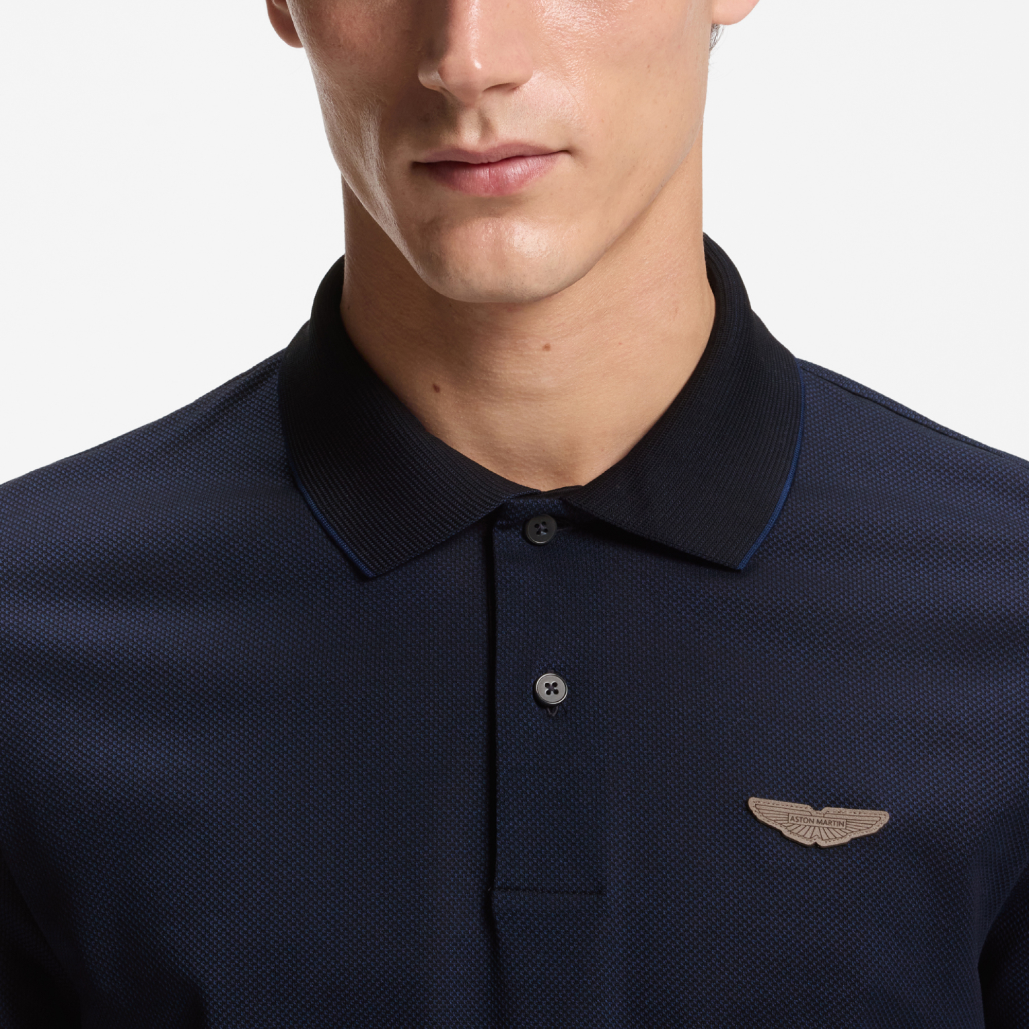 【BOSS博斯】BOSS x ASTON MARTIN 挺括棉质面料 Polo 衫