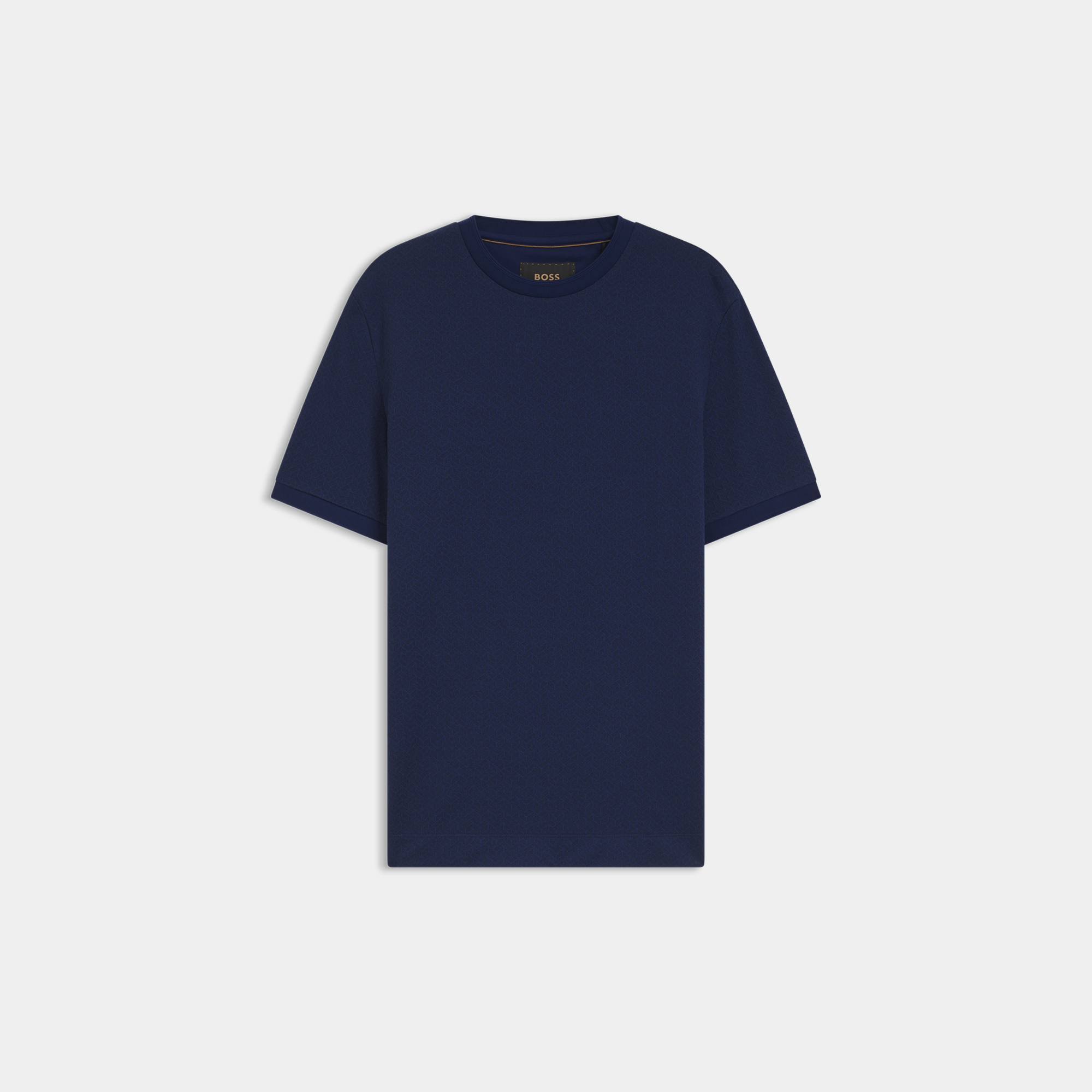 丝棉混纺提花常规版型 Polo 衫