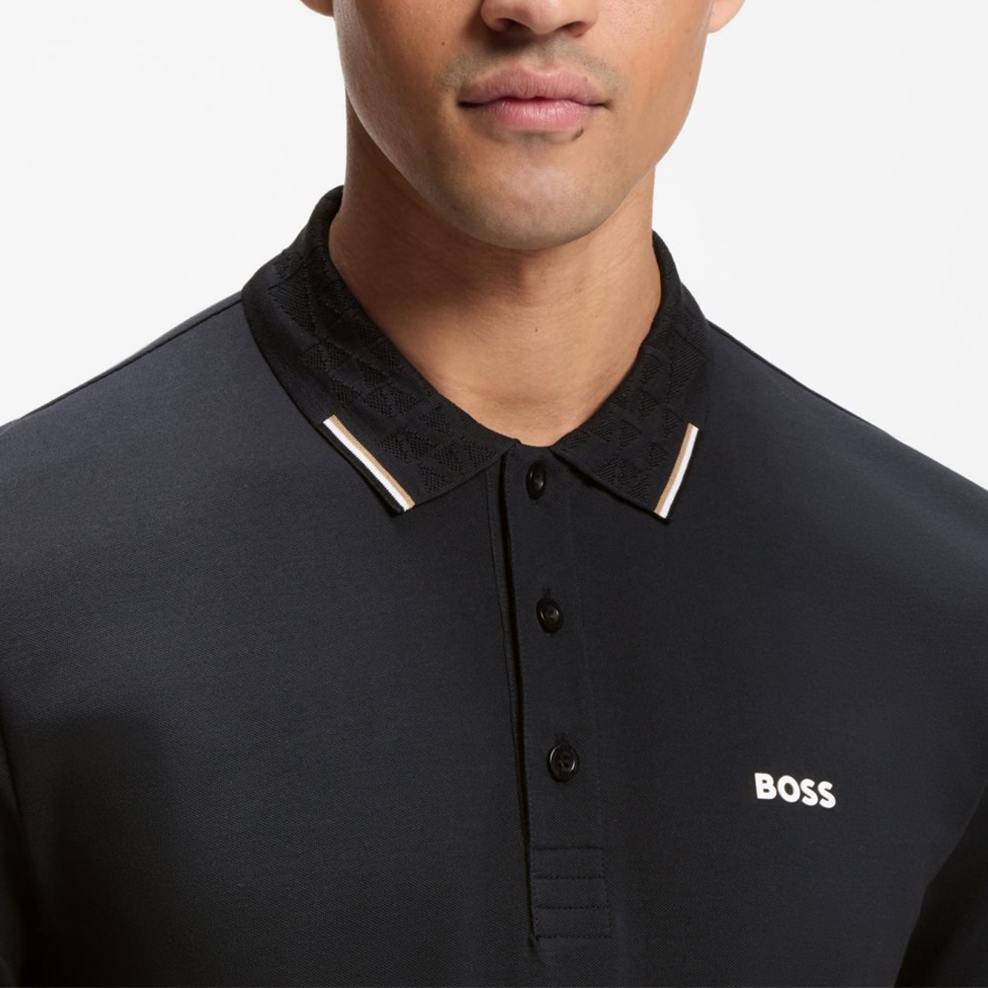 弹力棉珠地布运动风 Polo 衫