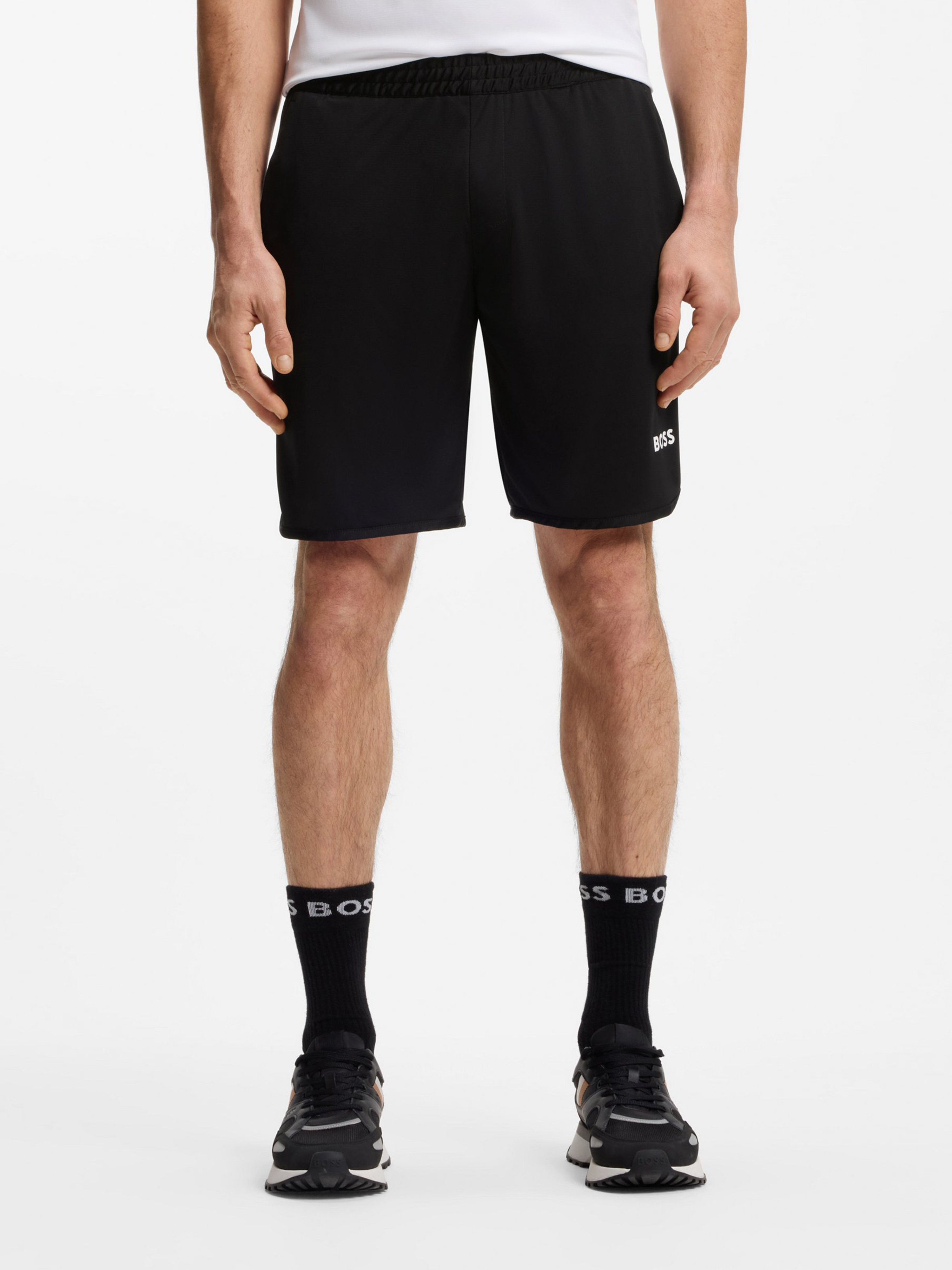 【BOSS博斯】带口袋弹力面料快干短裤